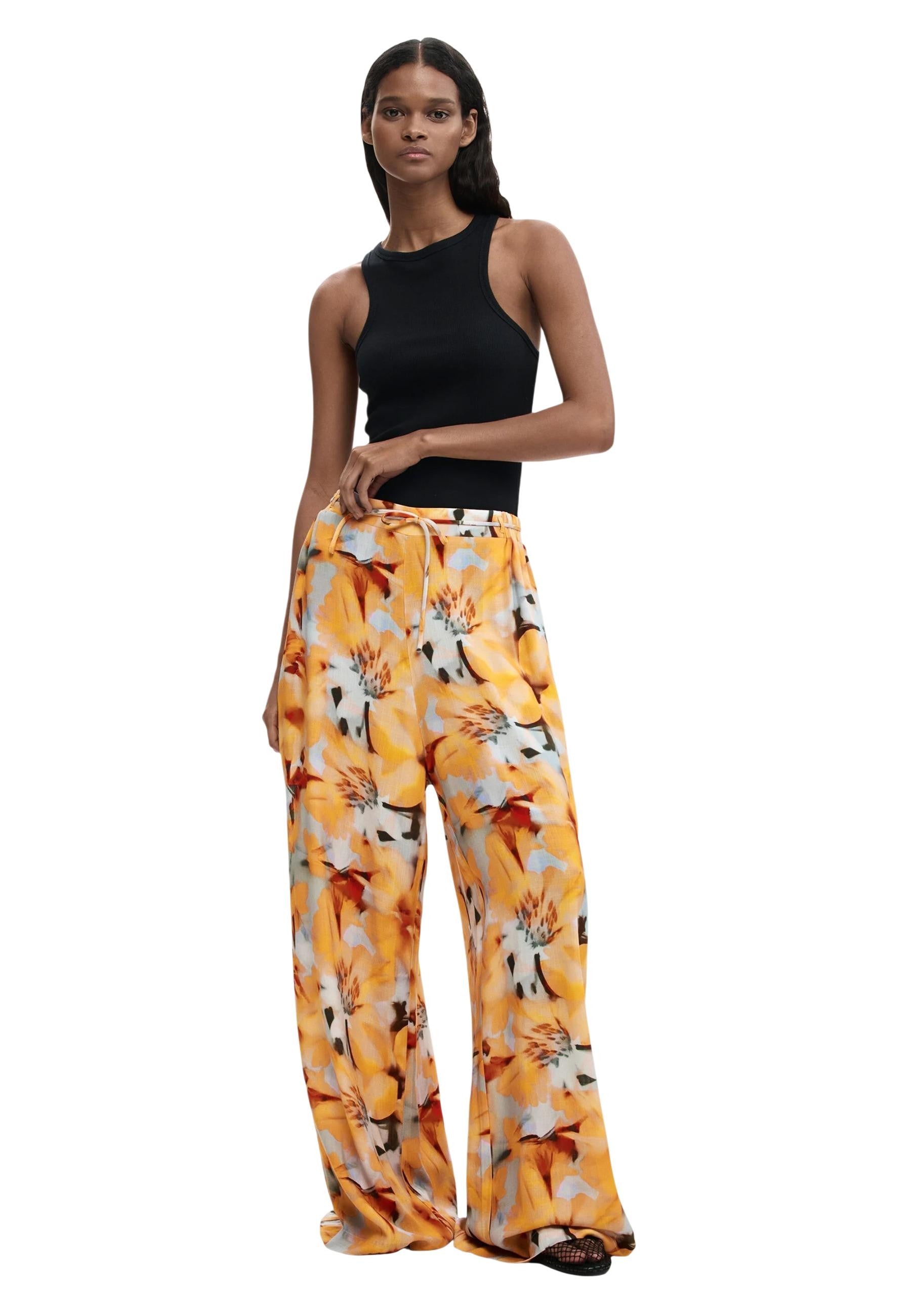 Desigual Pantalon femme Pantalons — orange