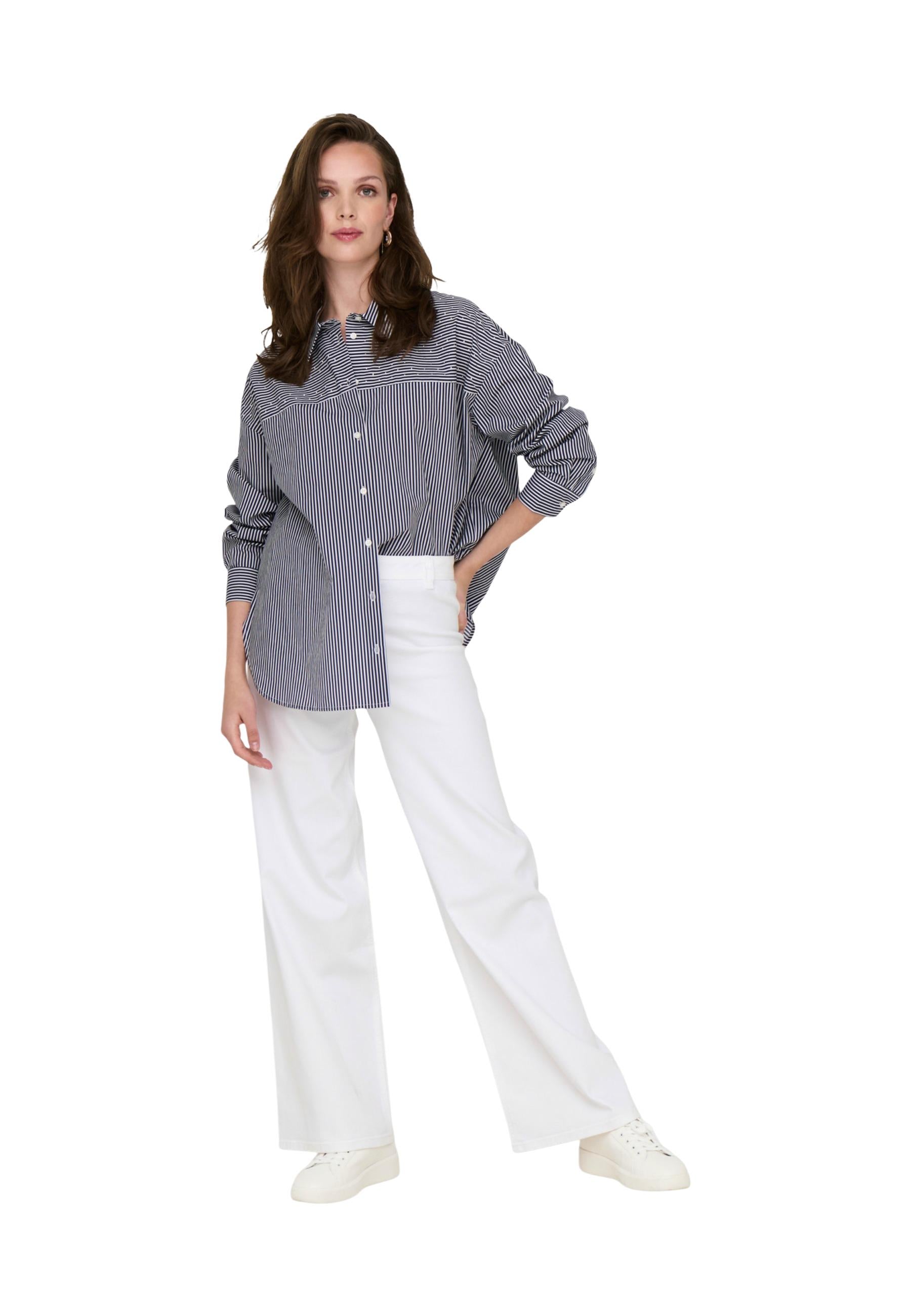 Jacqueline De Yong Pantalon femme Pantalons — white