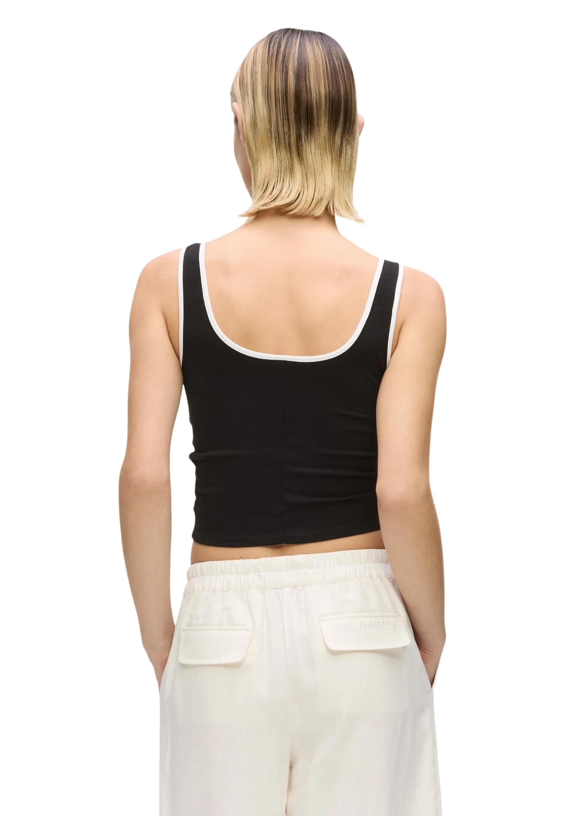 Karl Lagerfeld Jeans Jean femme Tops — black