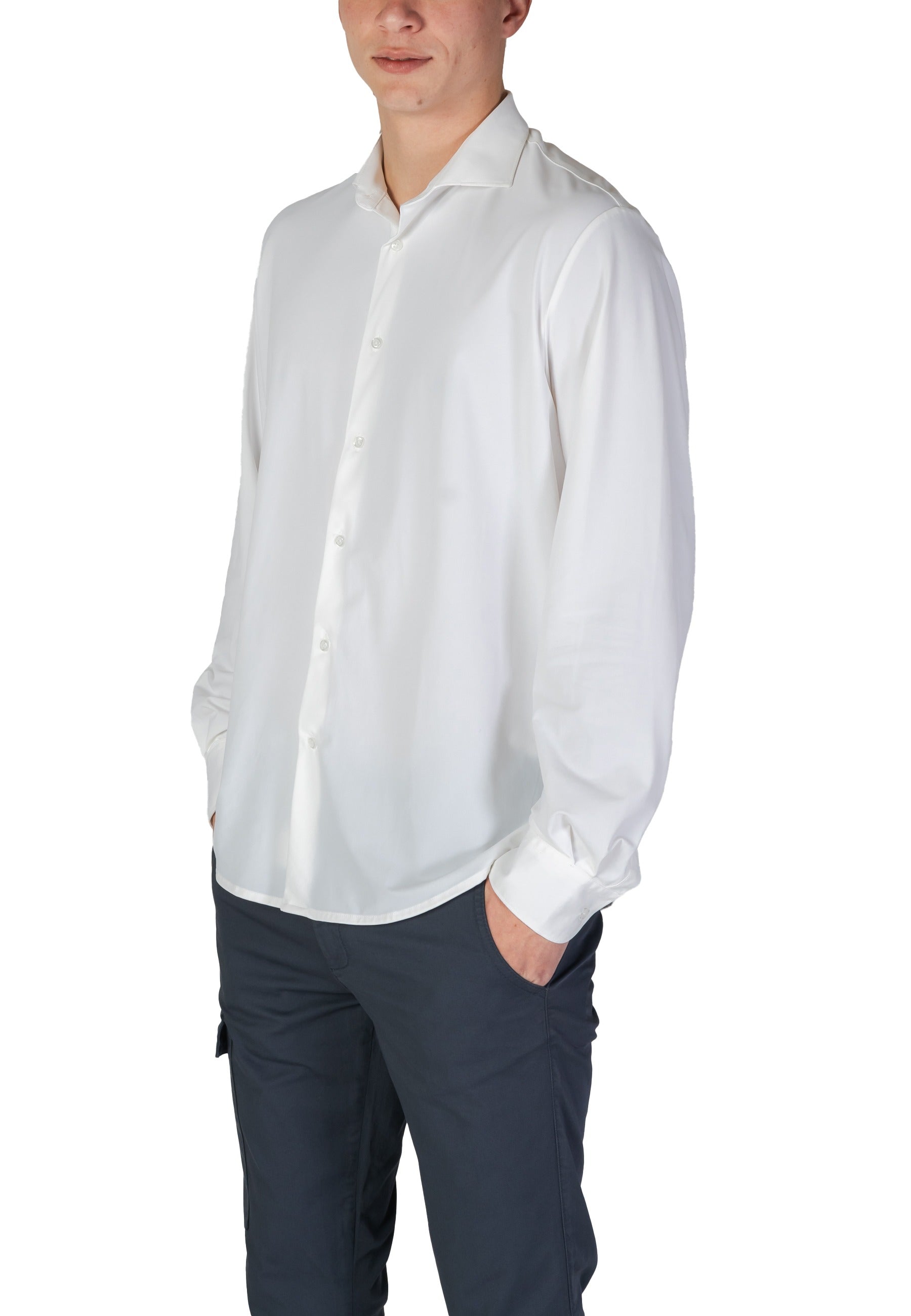 Fashion Brand Chemise homme Chemises — white