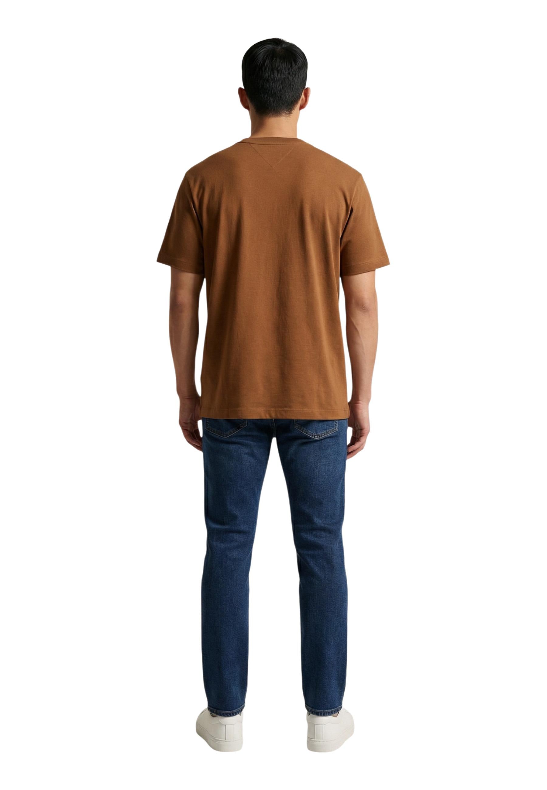 Tommy Hilfiger T-shirt homme — camel