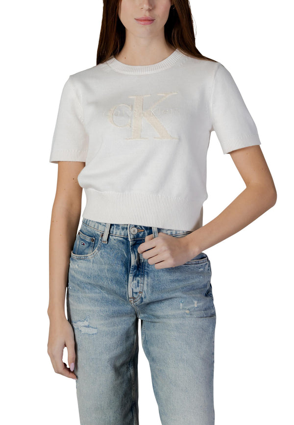 Calvin Klein Jeans Pull femme — beige