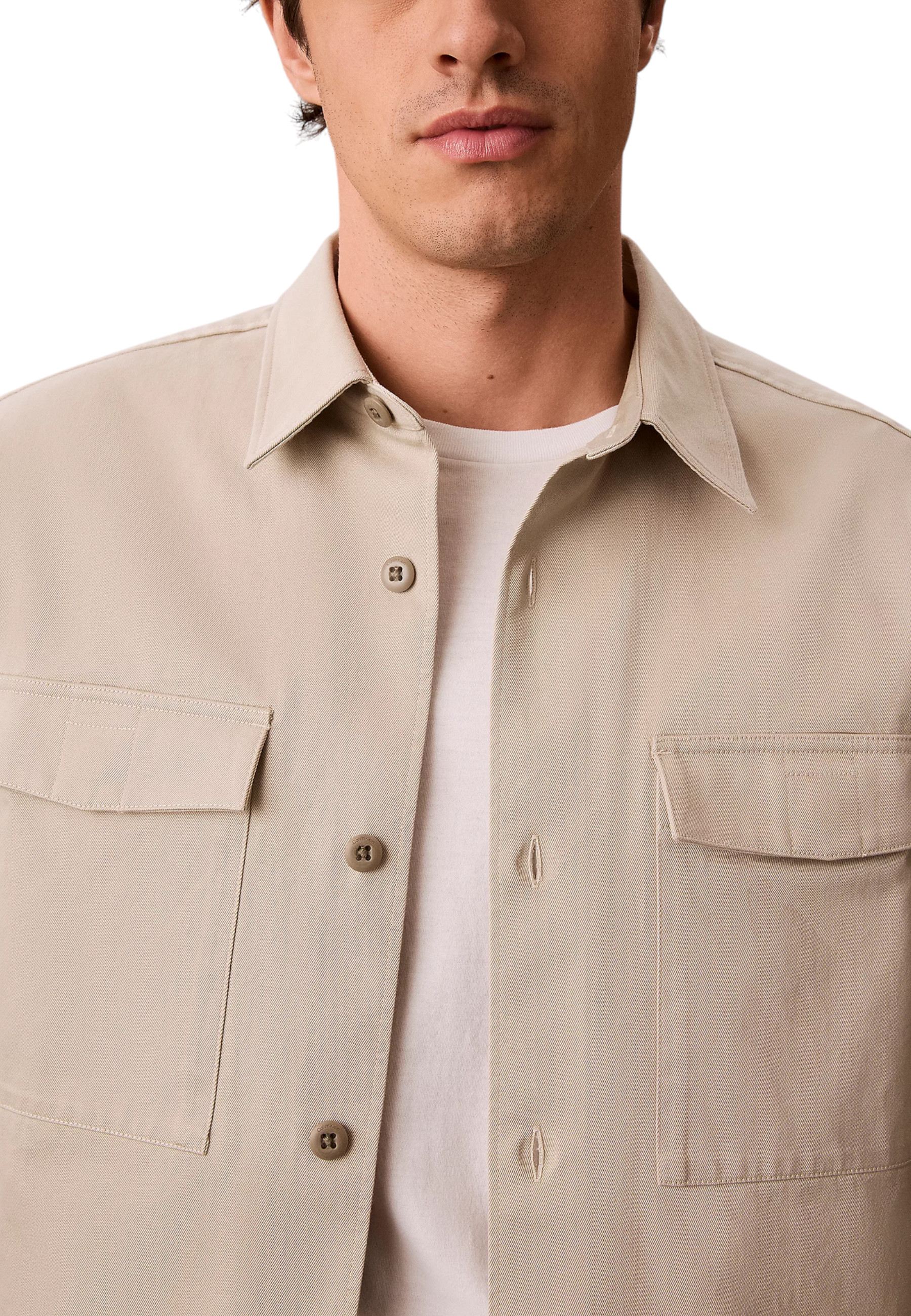 Calvin Klein Jeans Chemise homme Chemises — beige