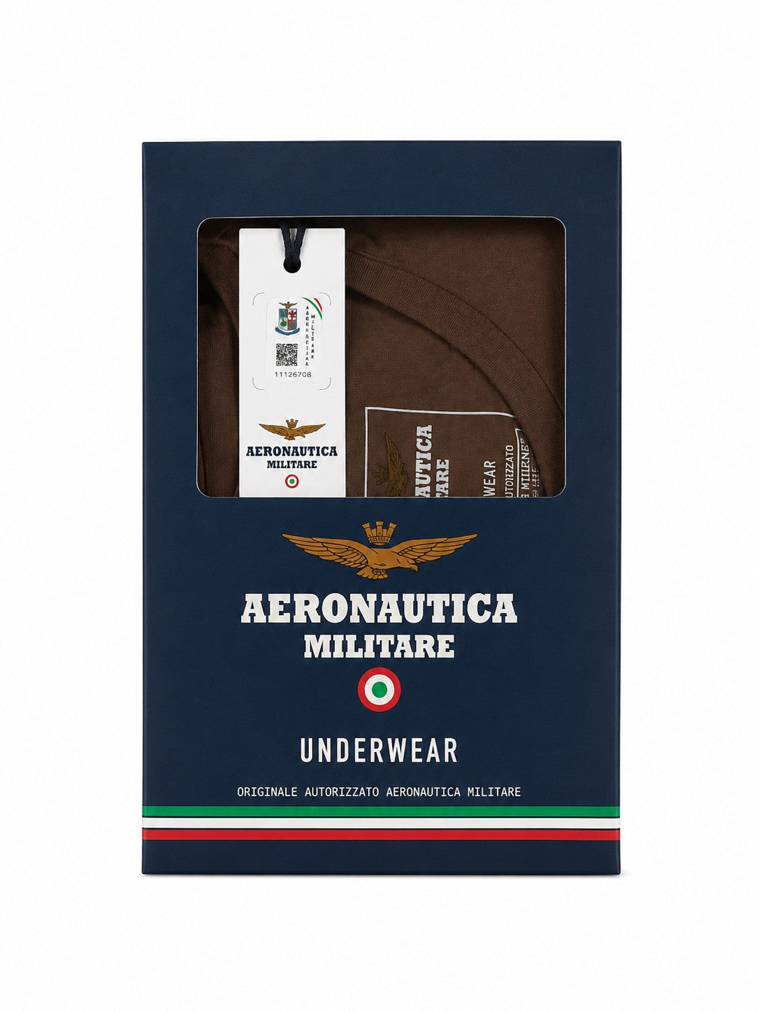 Aeronautica Militare T-shirt homme — brown