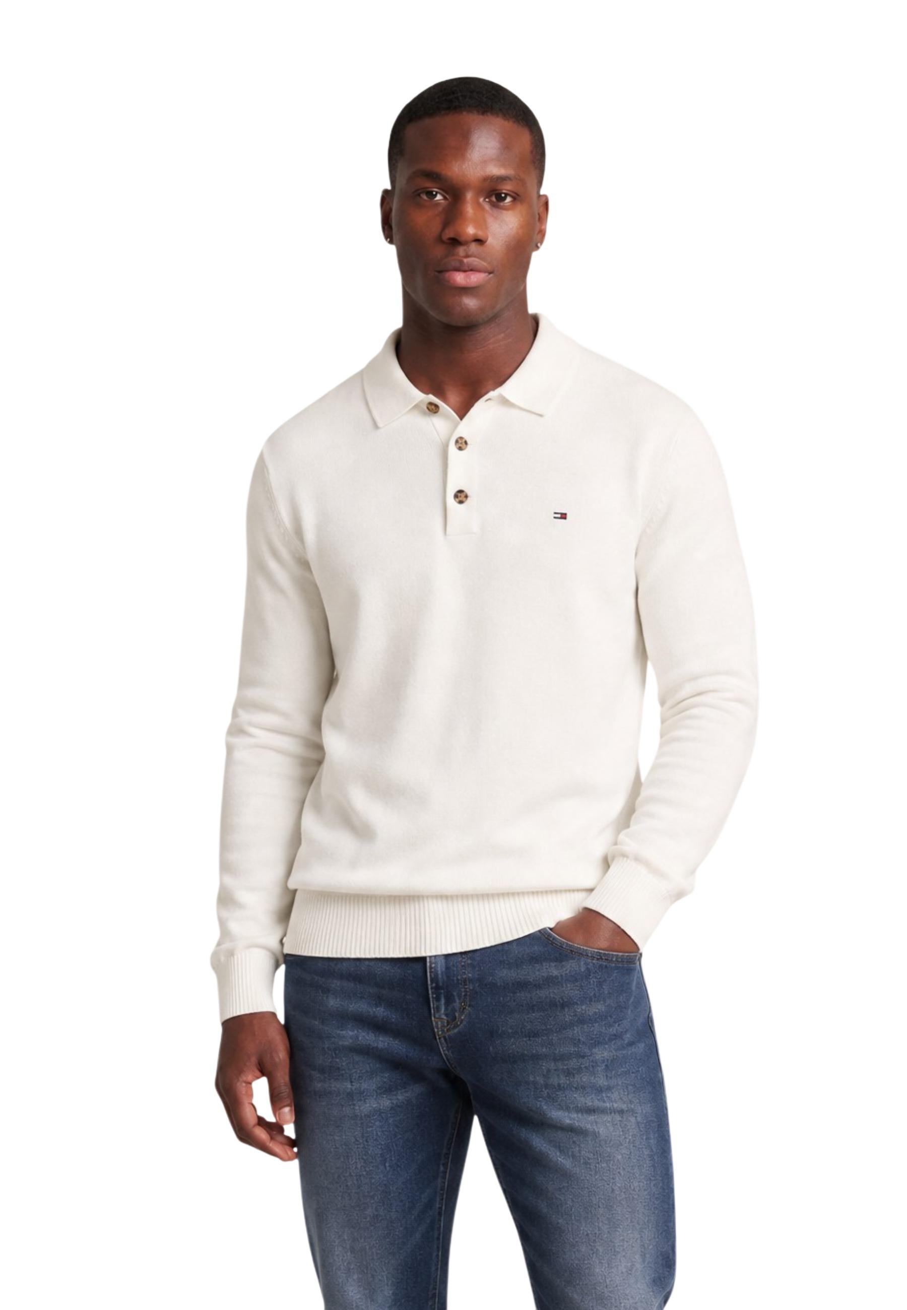 Tommy Hilfiger Jeans Polo homme — white