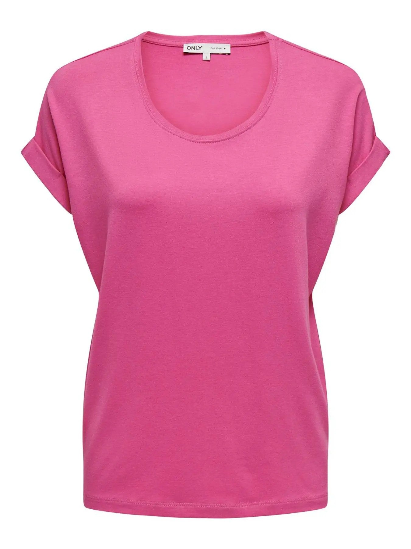 Only T-shirt femme — fuchsia