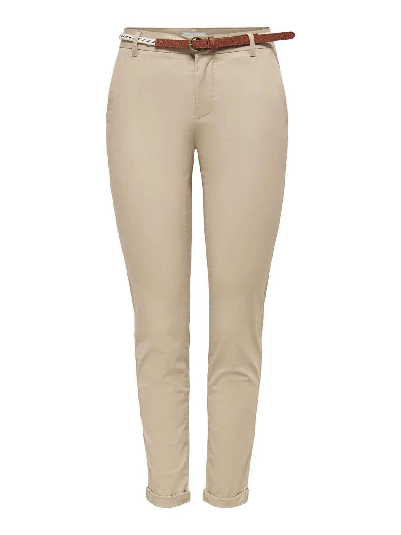 Only Pantalon femme Pantalons — beige
