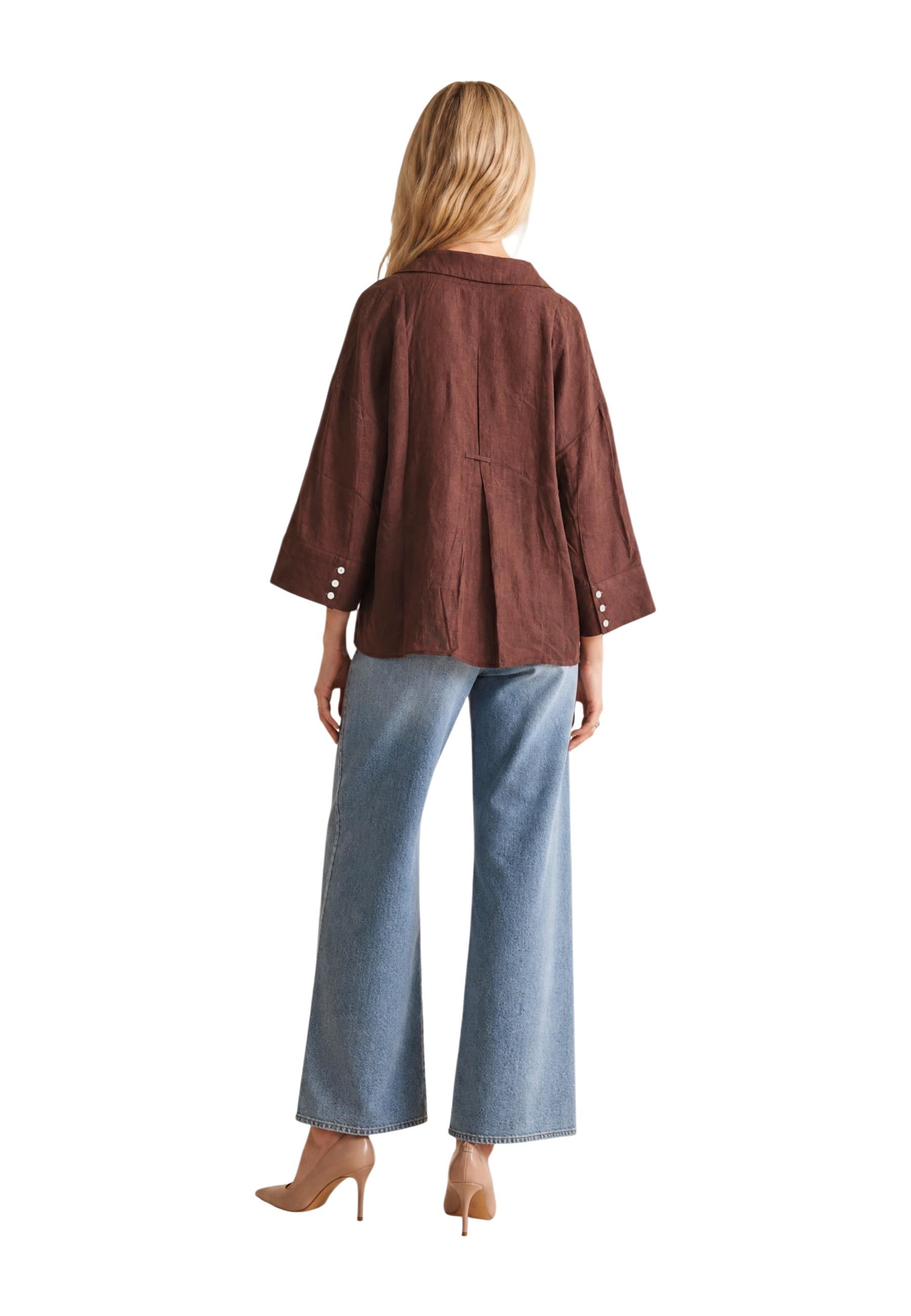 Jacqueline De Yong Chemise femme Chemises — brown