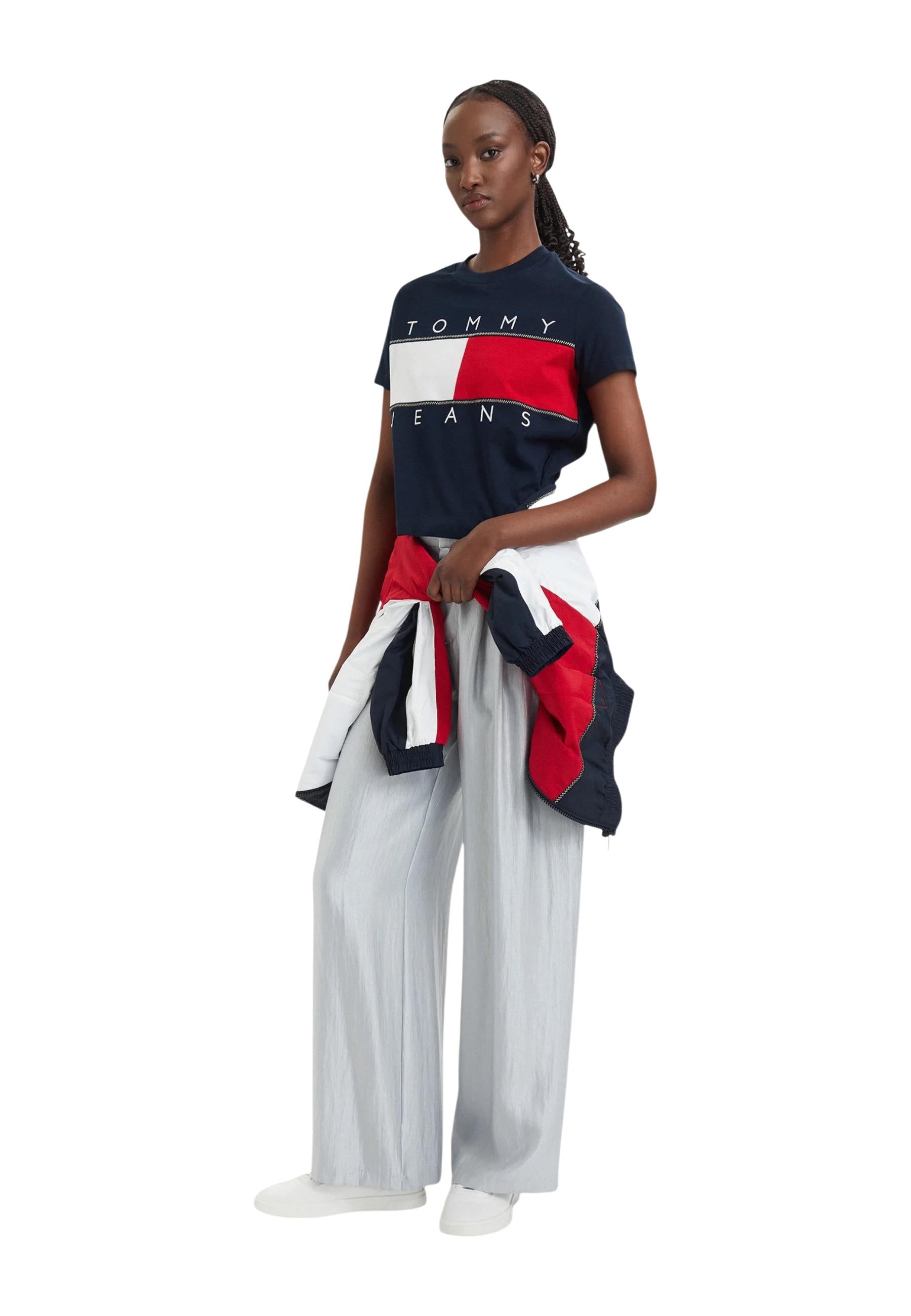 Tommy Hilfiger Jeans T-shirt femme — blue