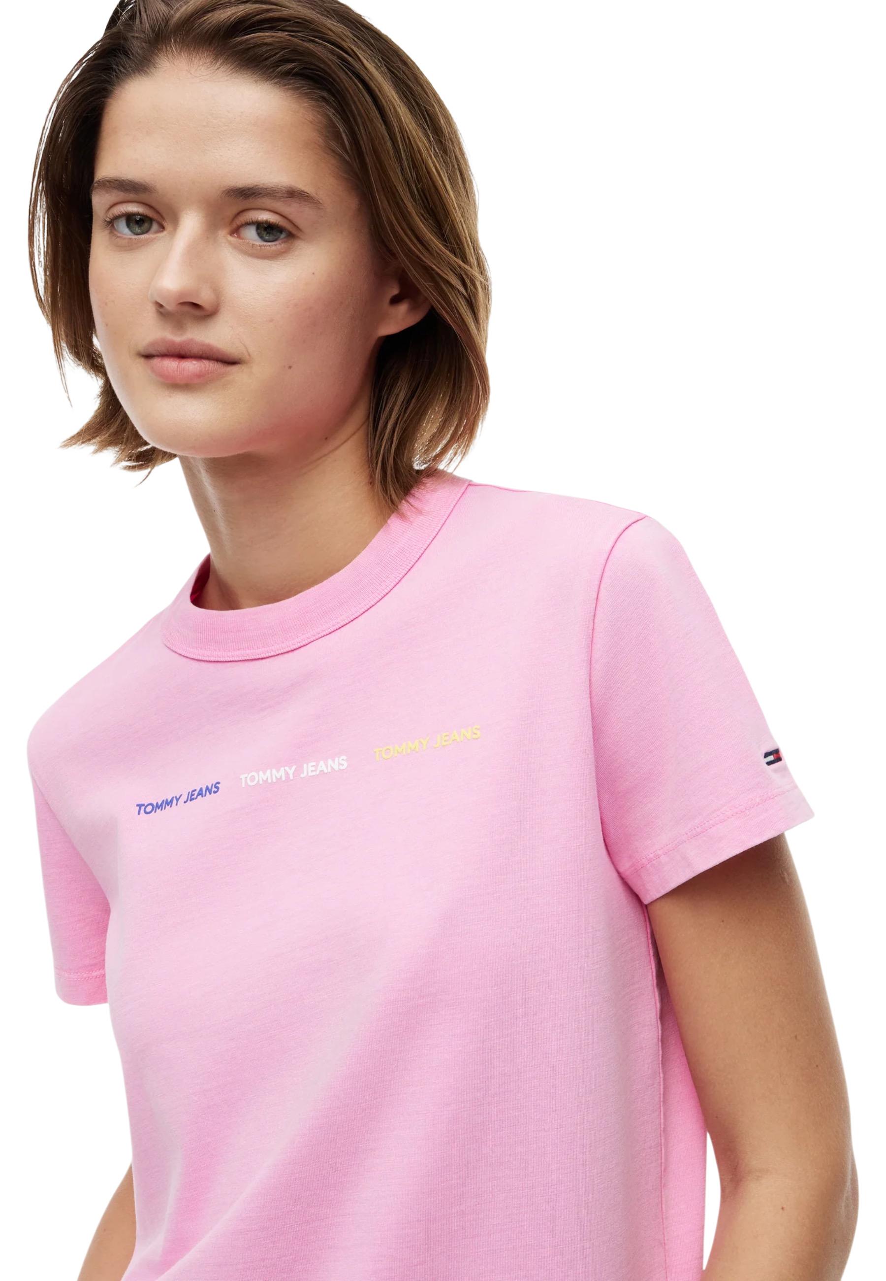 Tommy Hilfiger Jeans T-shirt femme — pink