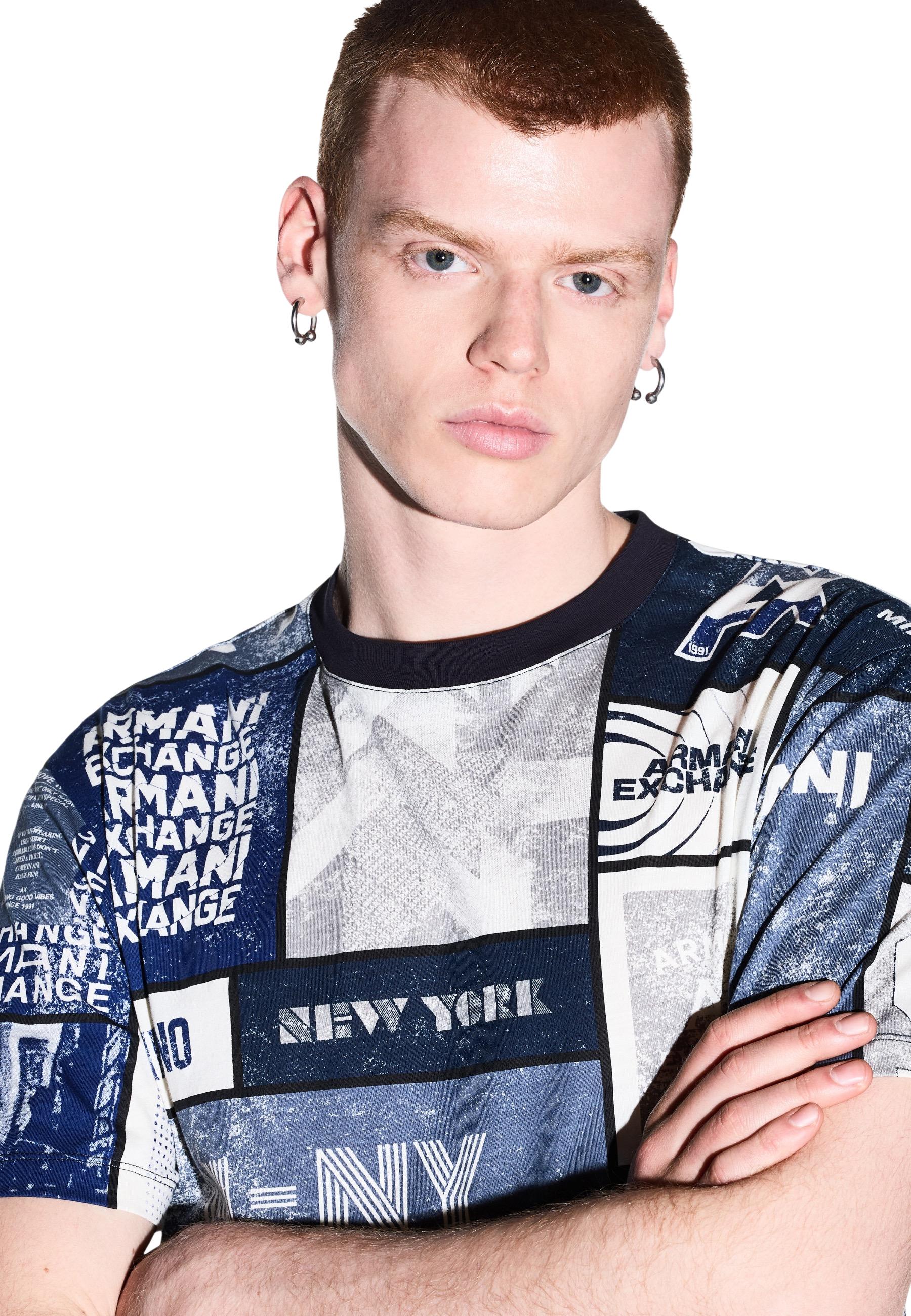 Armani Exchange T-shirt homme — white