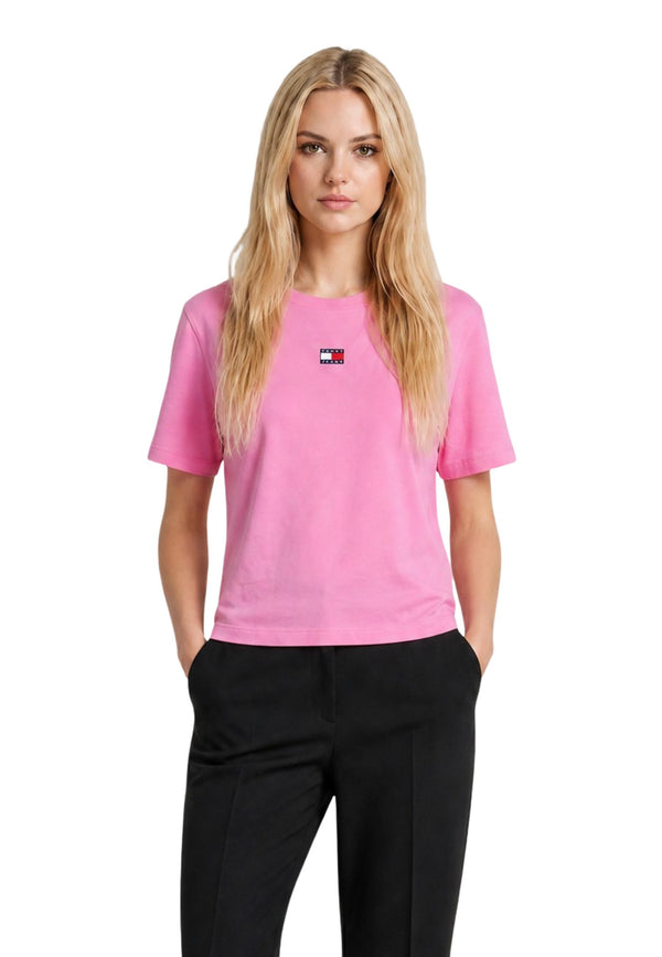 Tommy Hilfiger Jeans T-shirt femme — fuchsia