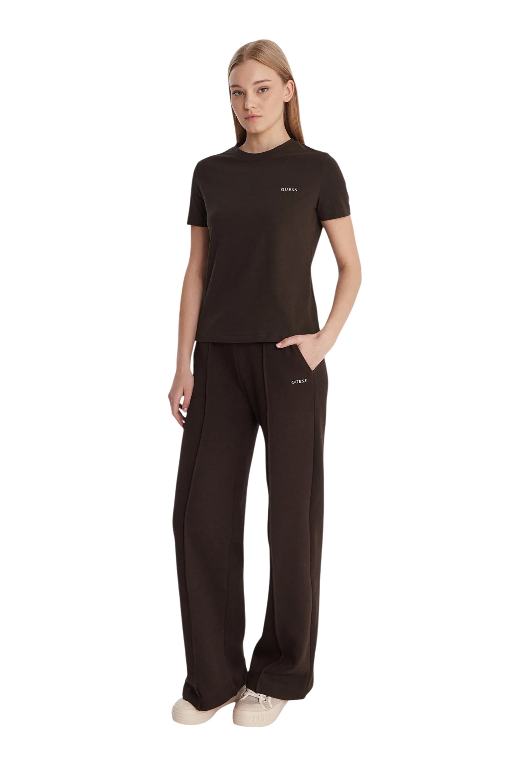 Guess Active T-shirt femme — brown