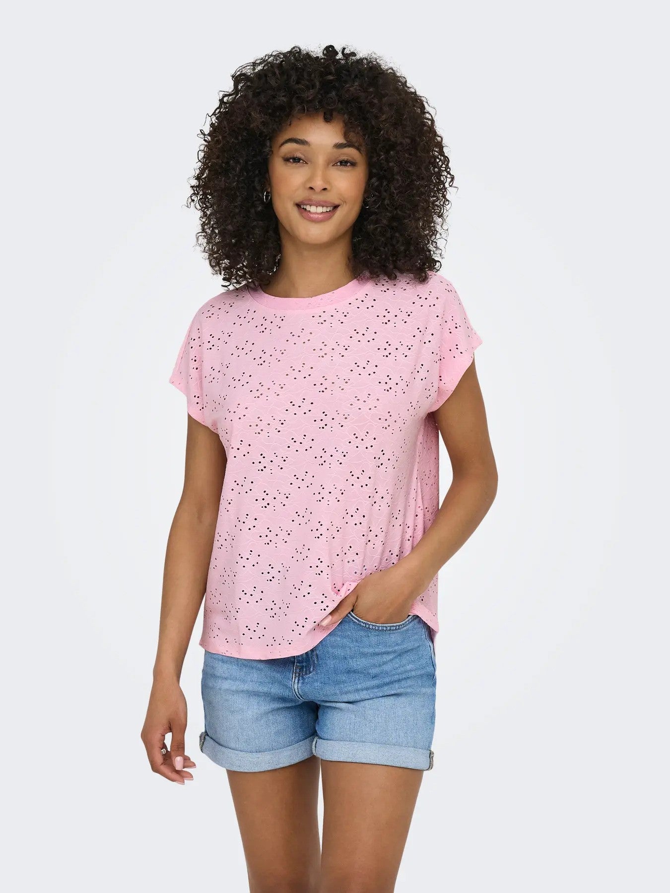 Only T-shirt femme — pink