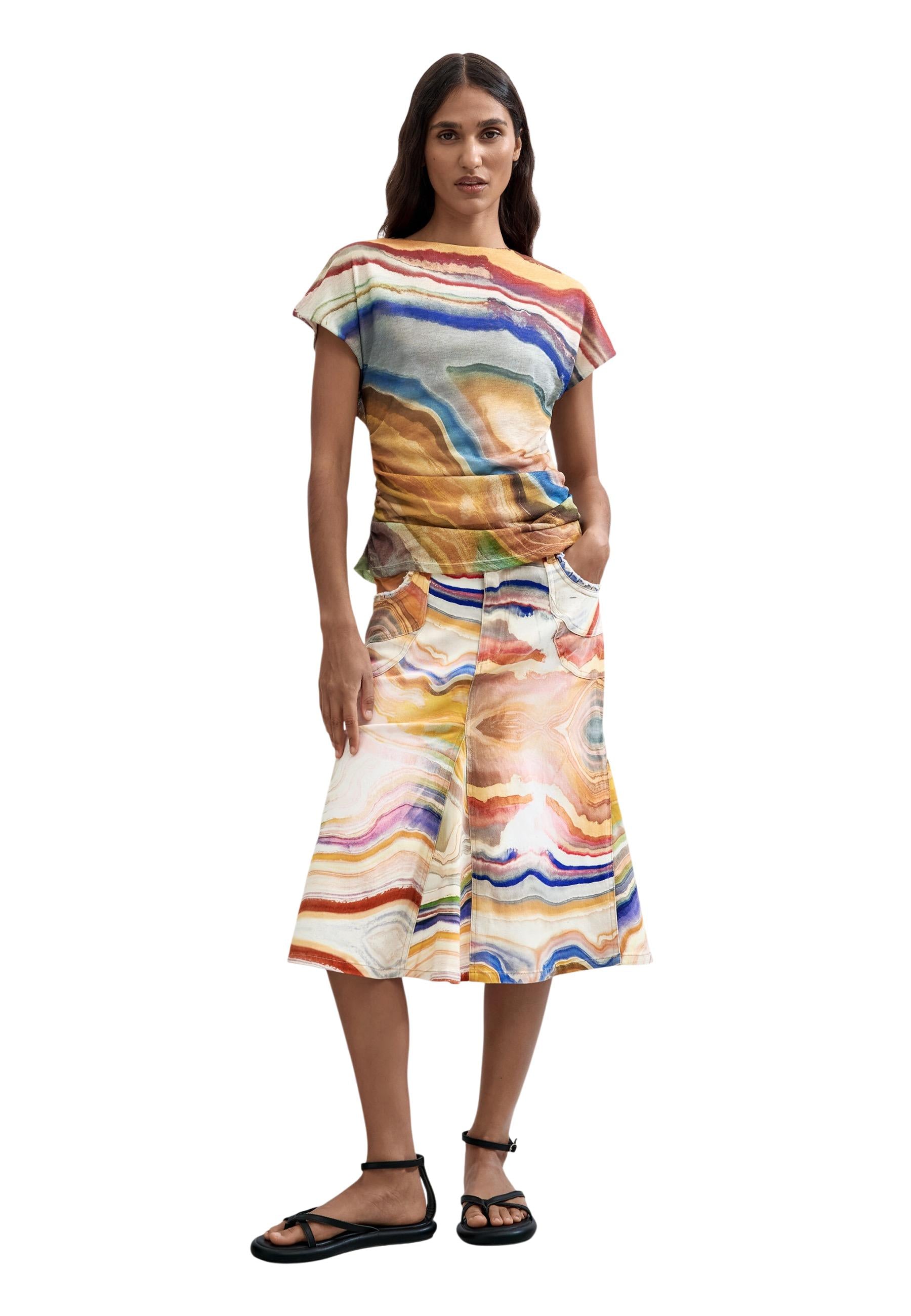 Desigual T-shirt femme — beige