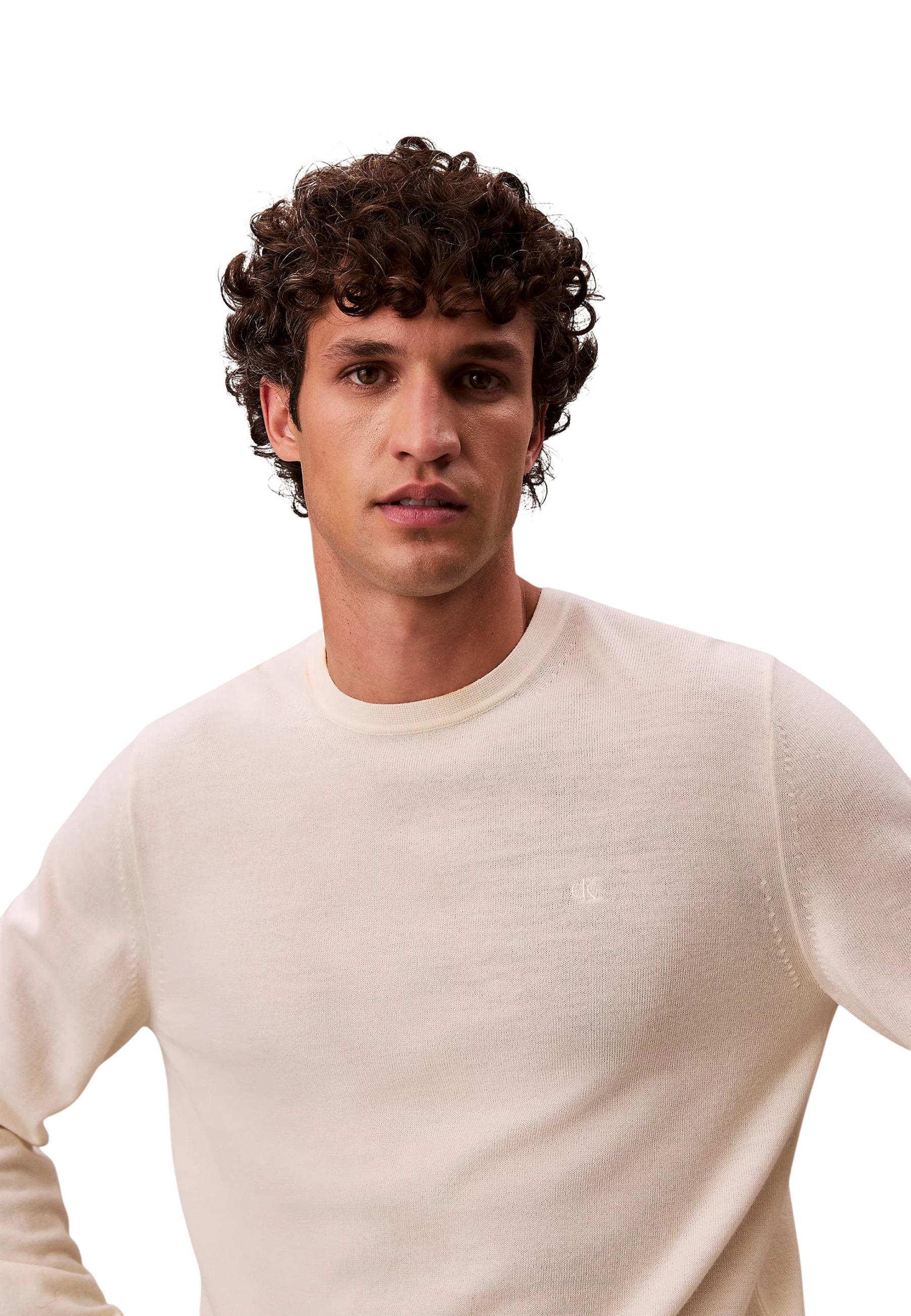 Calvin Klein Pull homme — white