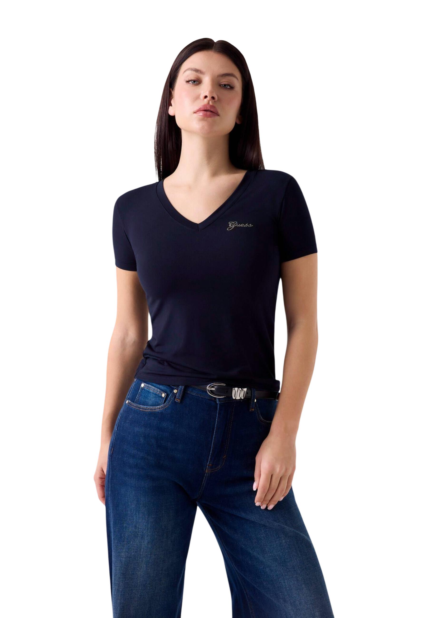 Guess T-shirt femme — blue