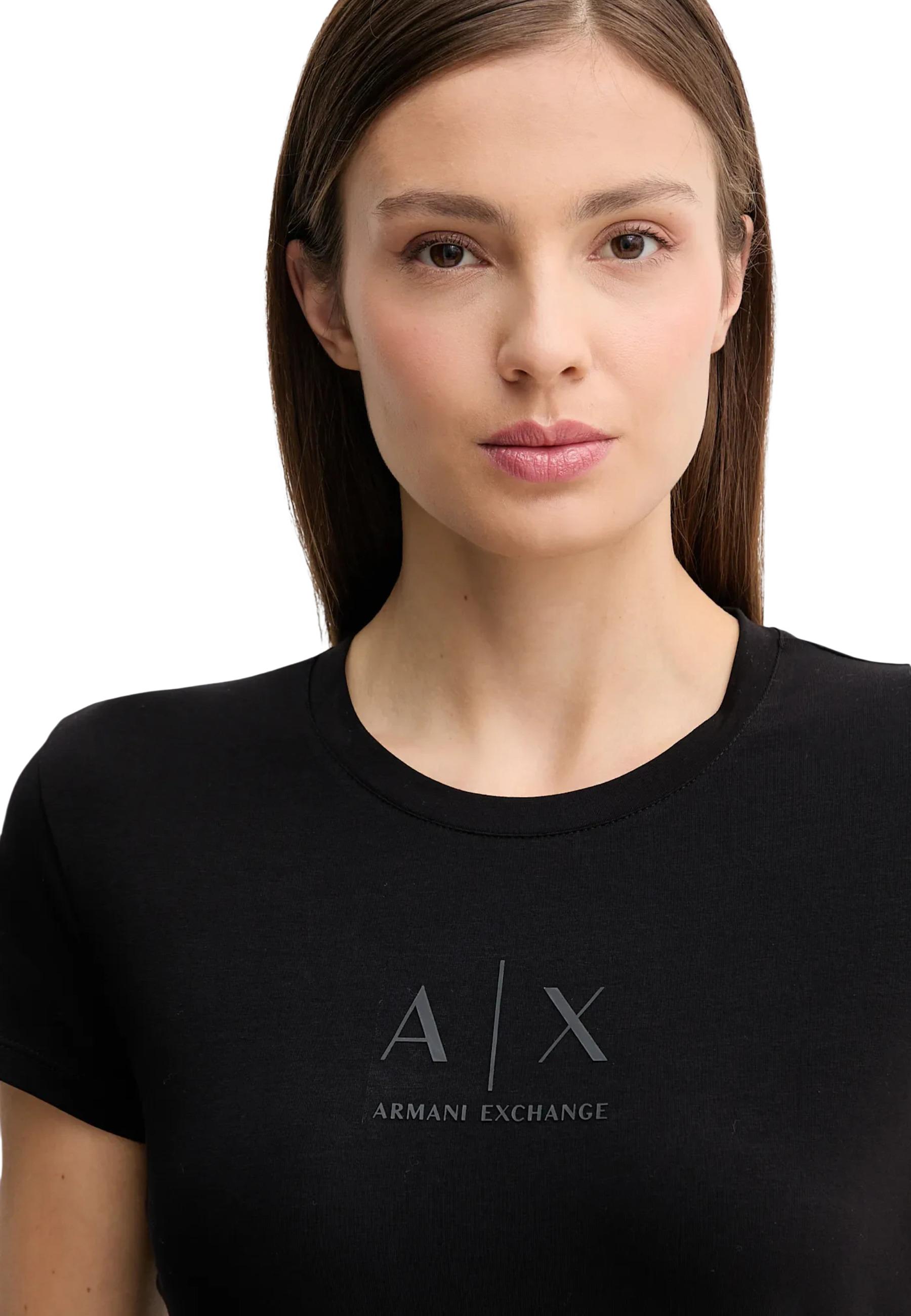 Armani Exchange T-shirt femme — black