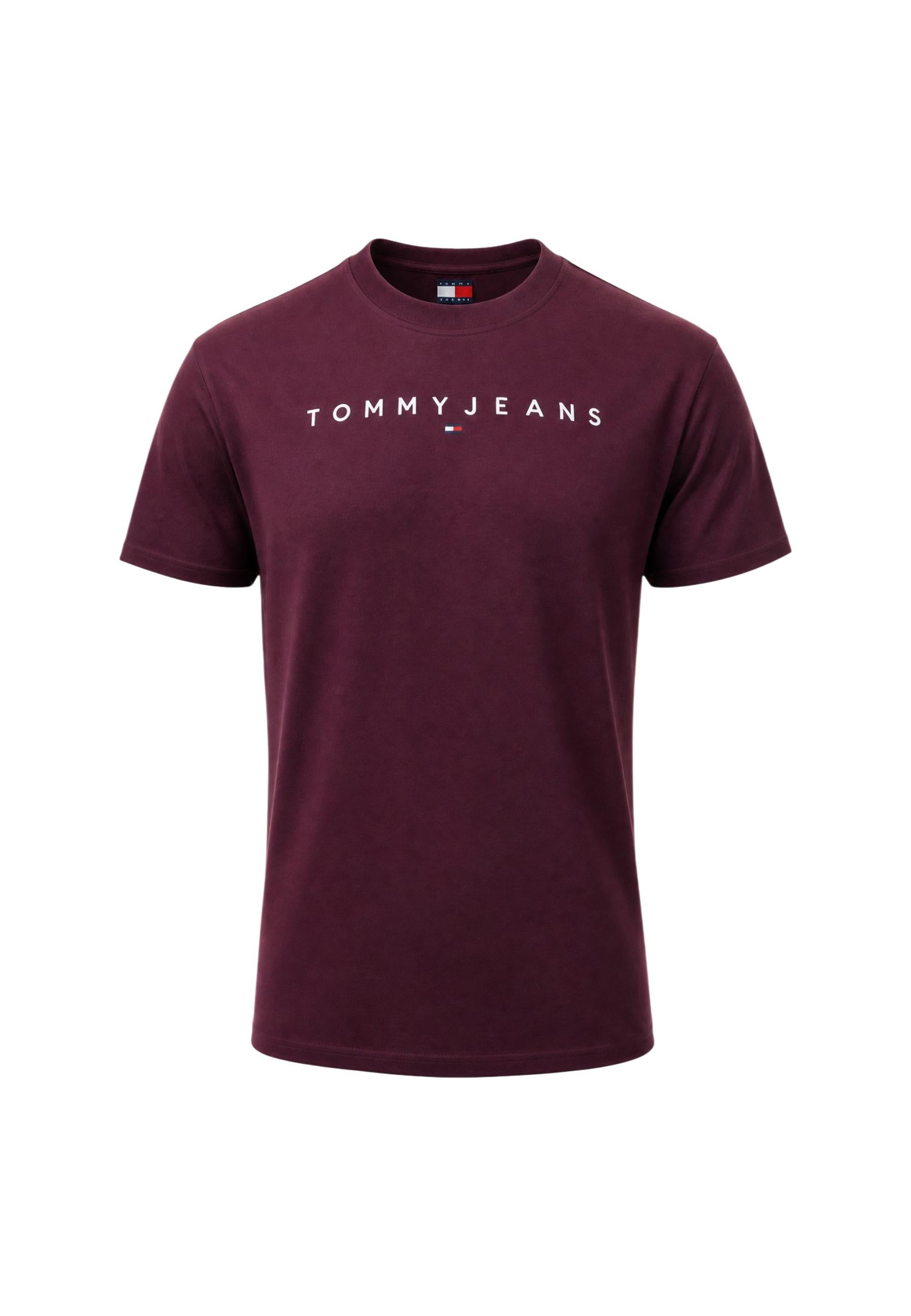 Tommy Hilfiger Jeans T-shirt homme — bordeaux