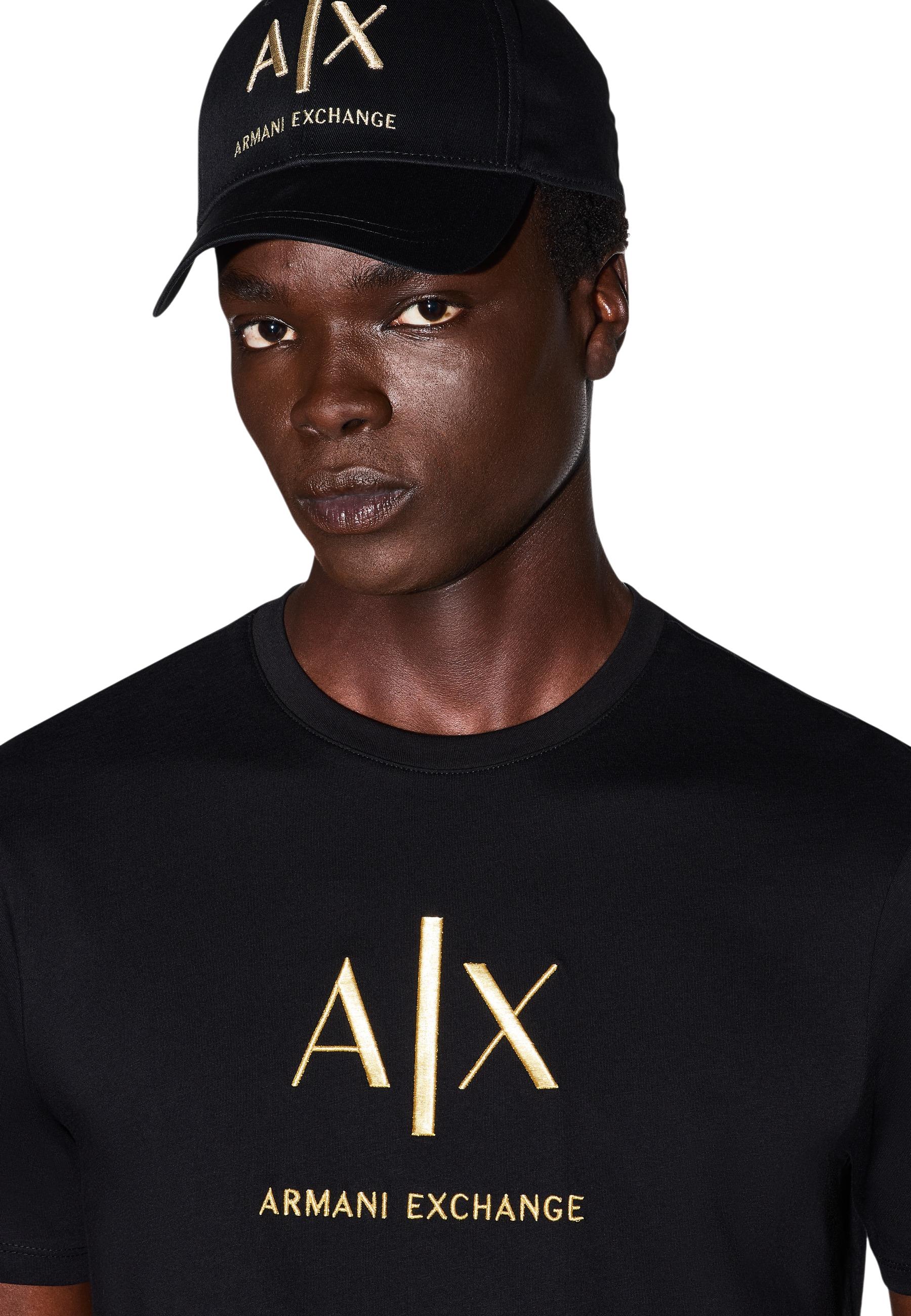 Armani Exchange T-shirt homme — black