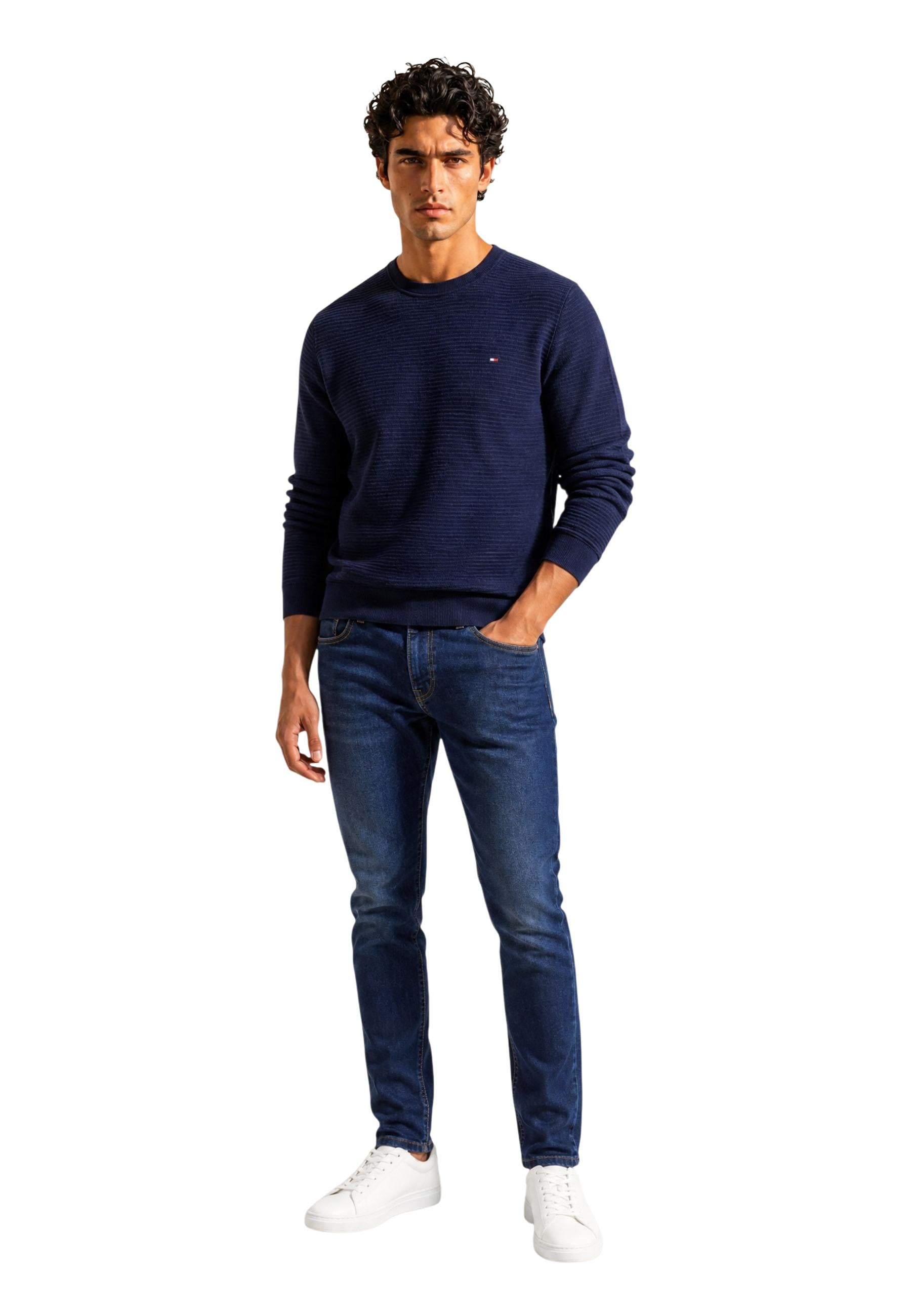 Tommy Hilfiger Pull homme — blue