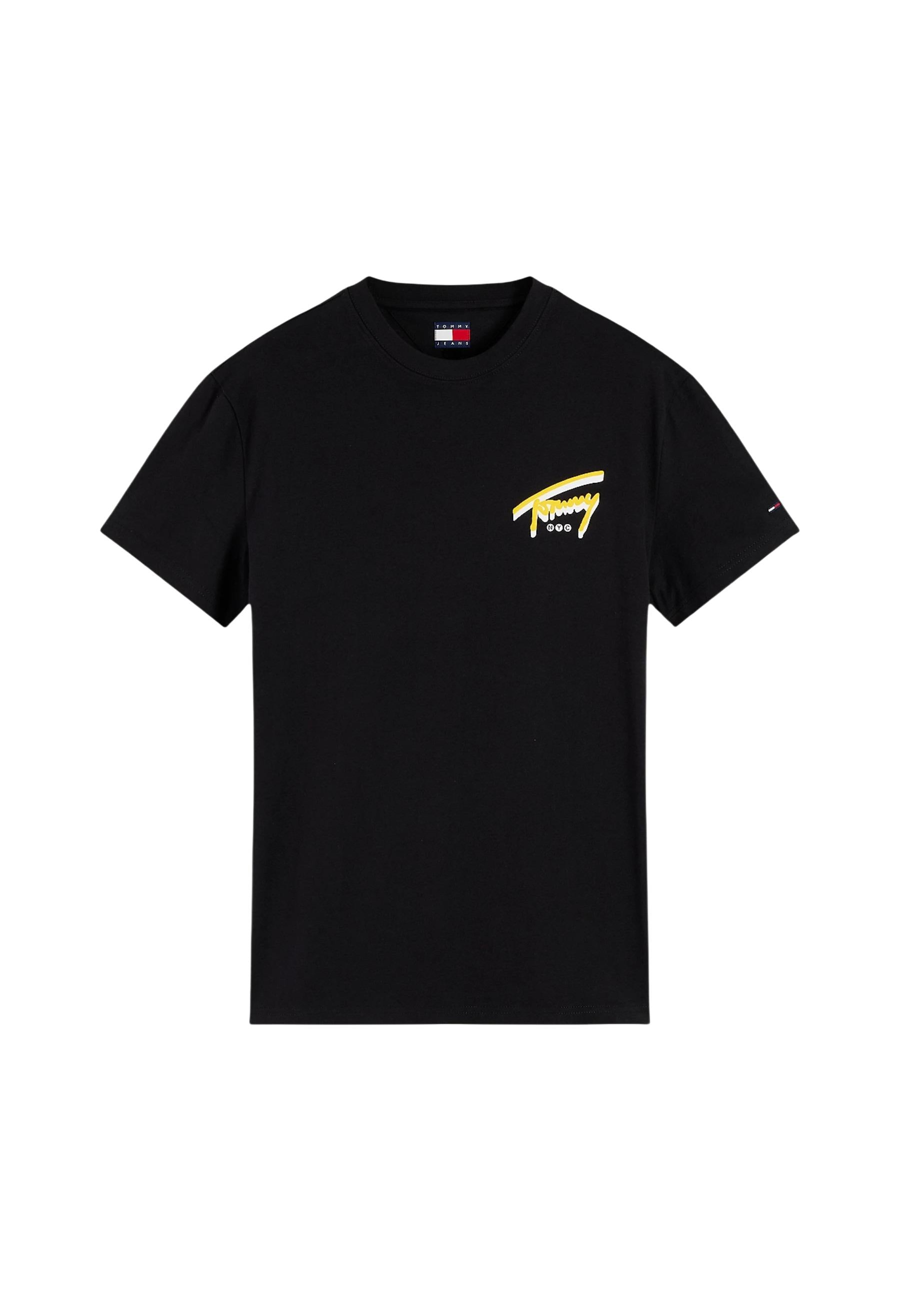 Tommy Hilfiger Jeans T-shirt homme — black