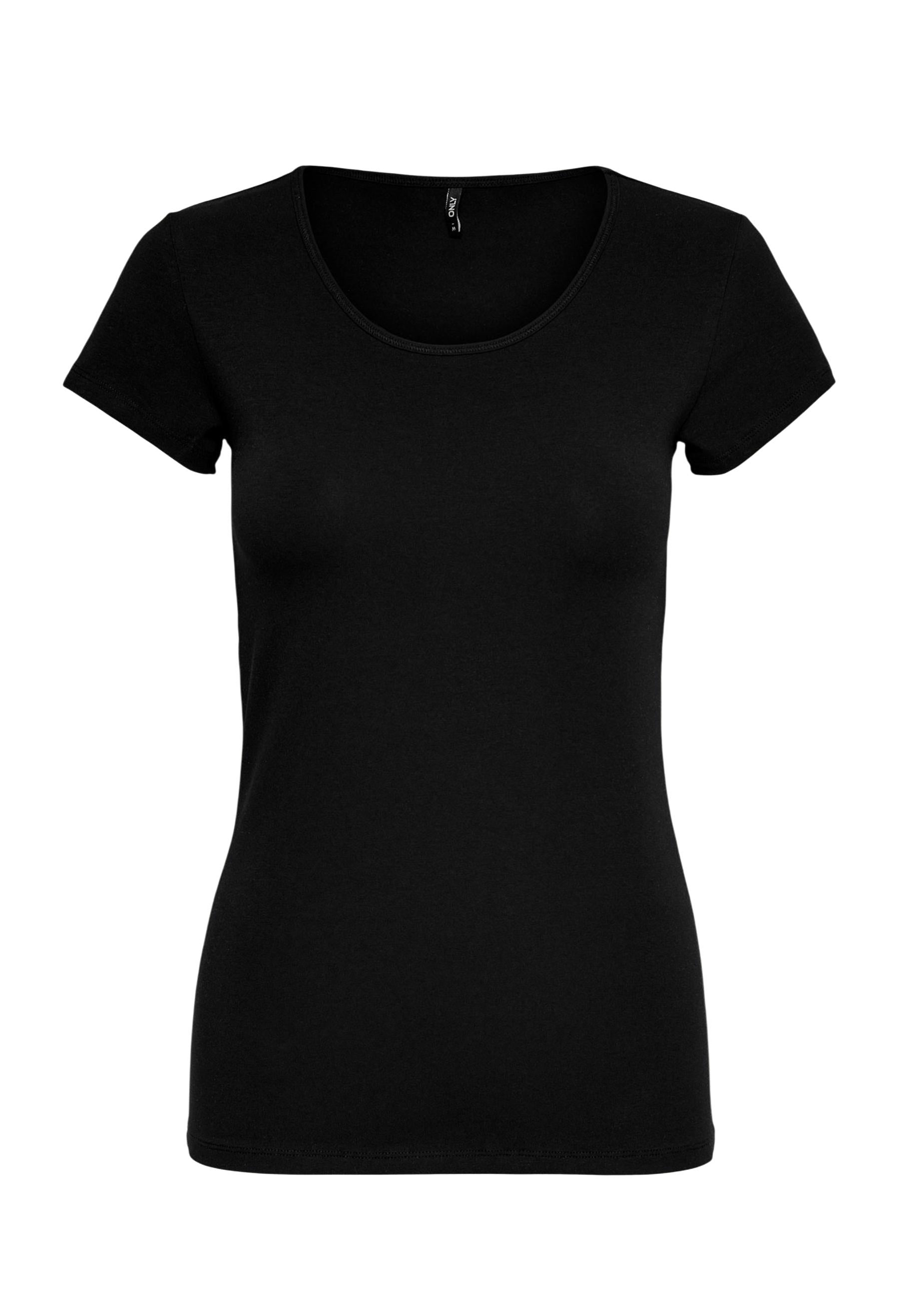 Only T-shirt femme — black