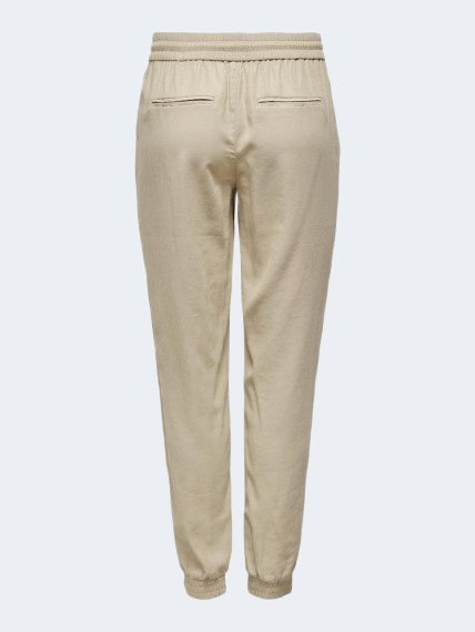 Only Pantalon femme Pantalons — beige