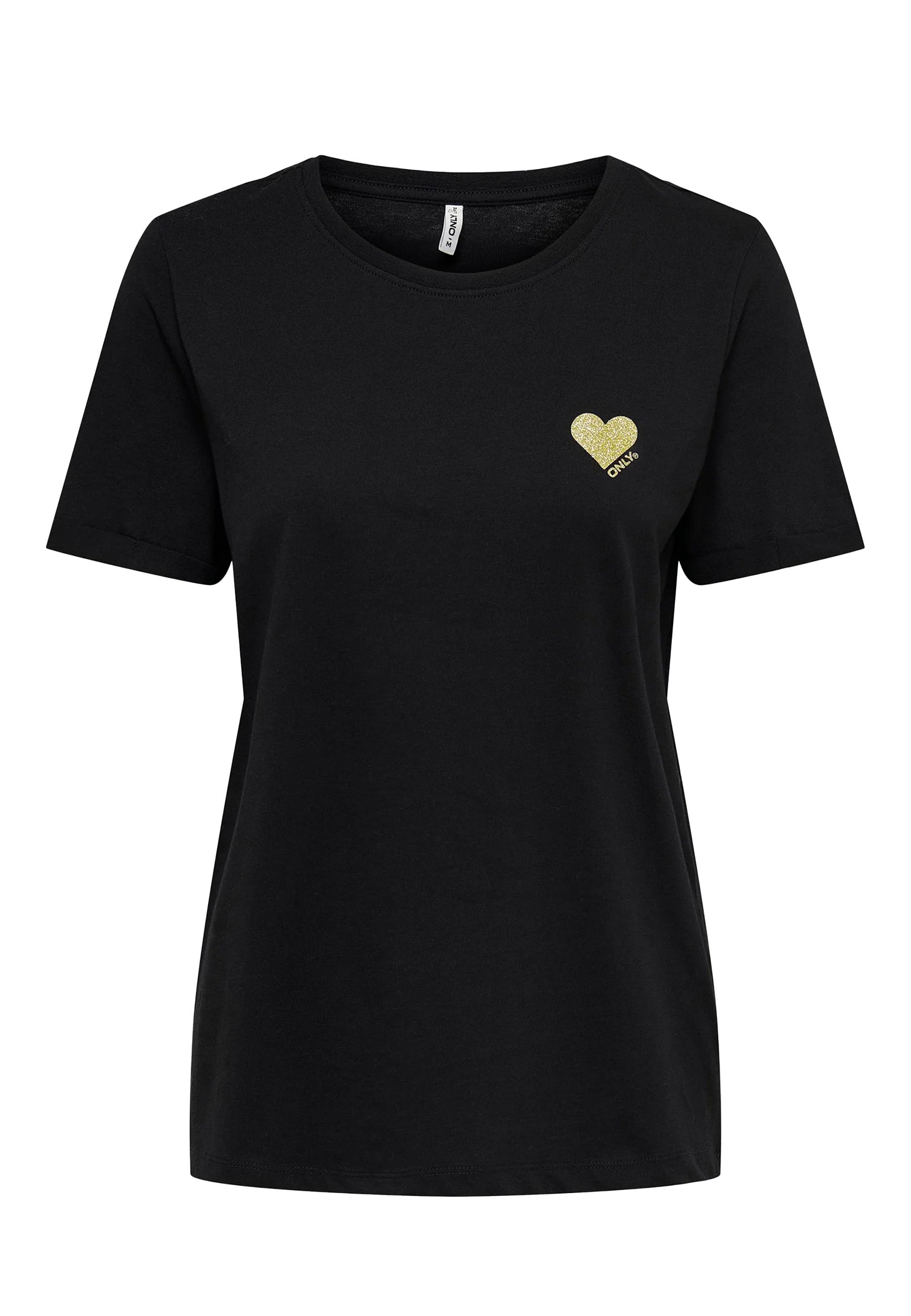 Only T-shirt femme — black