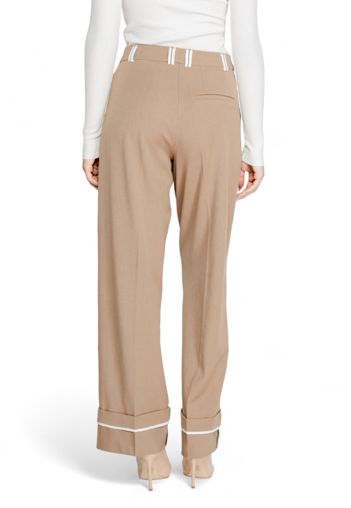 Only Pantalon femme Pantalons — brown