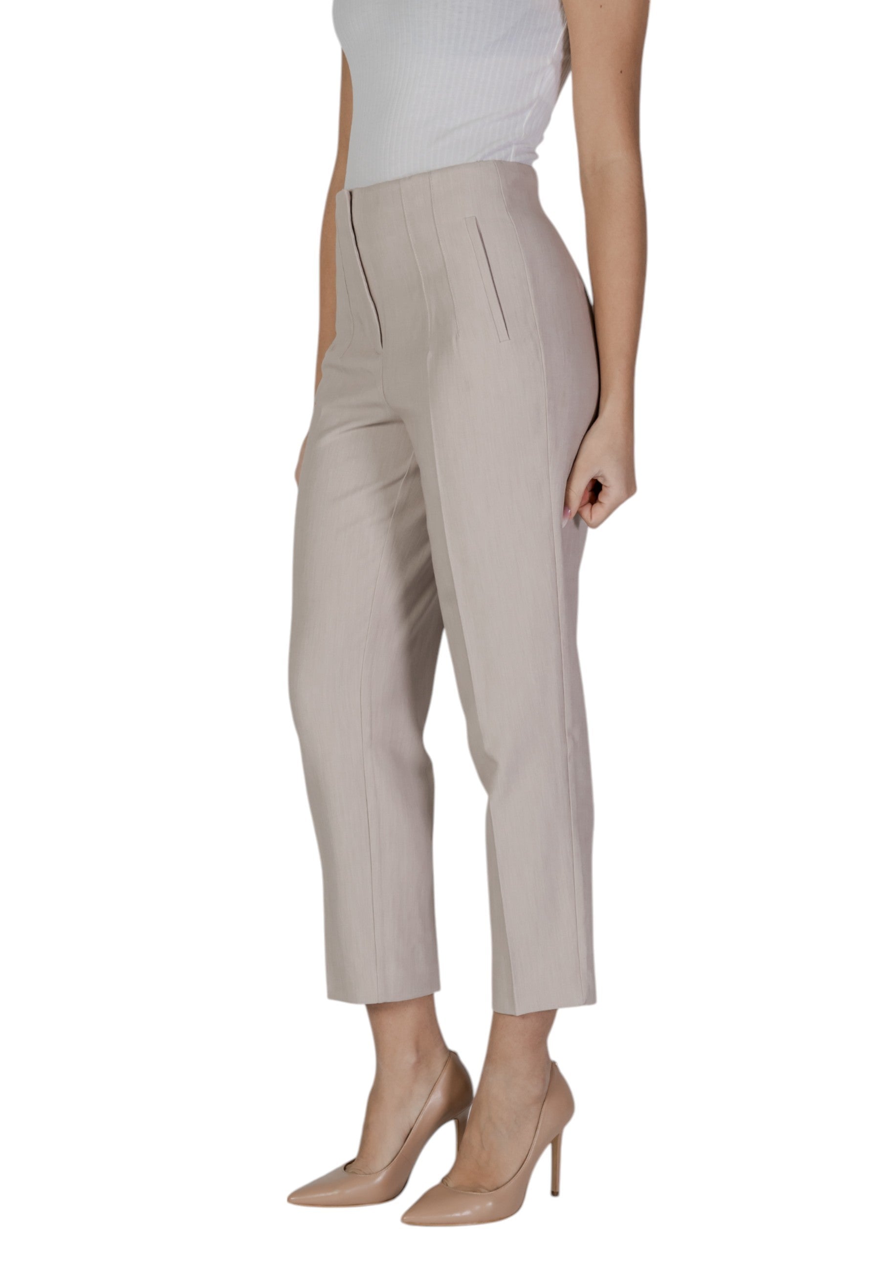 Only Pantalon femme Pantalons — beige