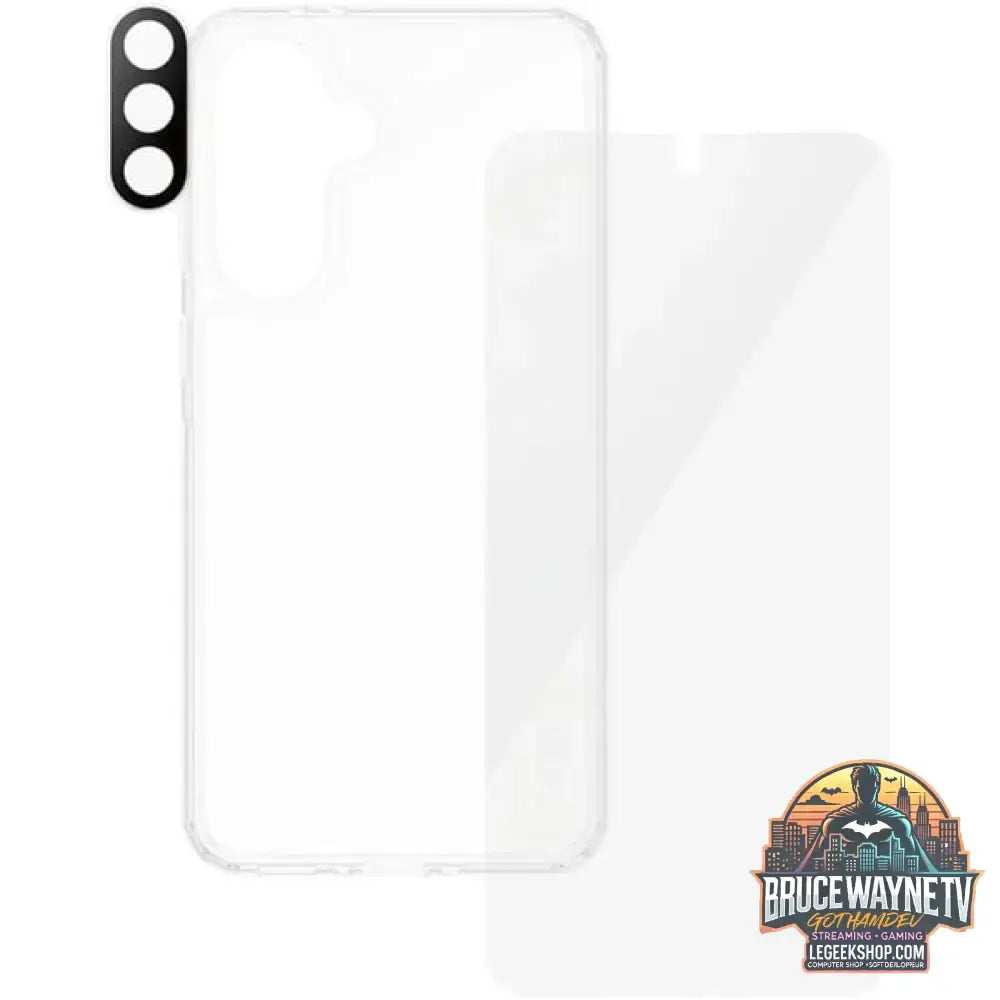 PanzerGlass Flagship 3-in-1 Set transparent/weiß, Samsung Galaxy A36 5G, QI-kompatibel, EasyAligner - PanzerGlass - vue 2