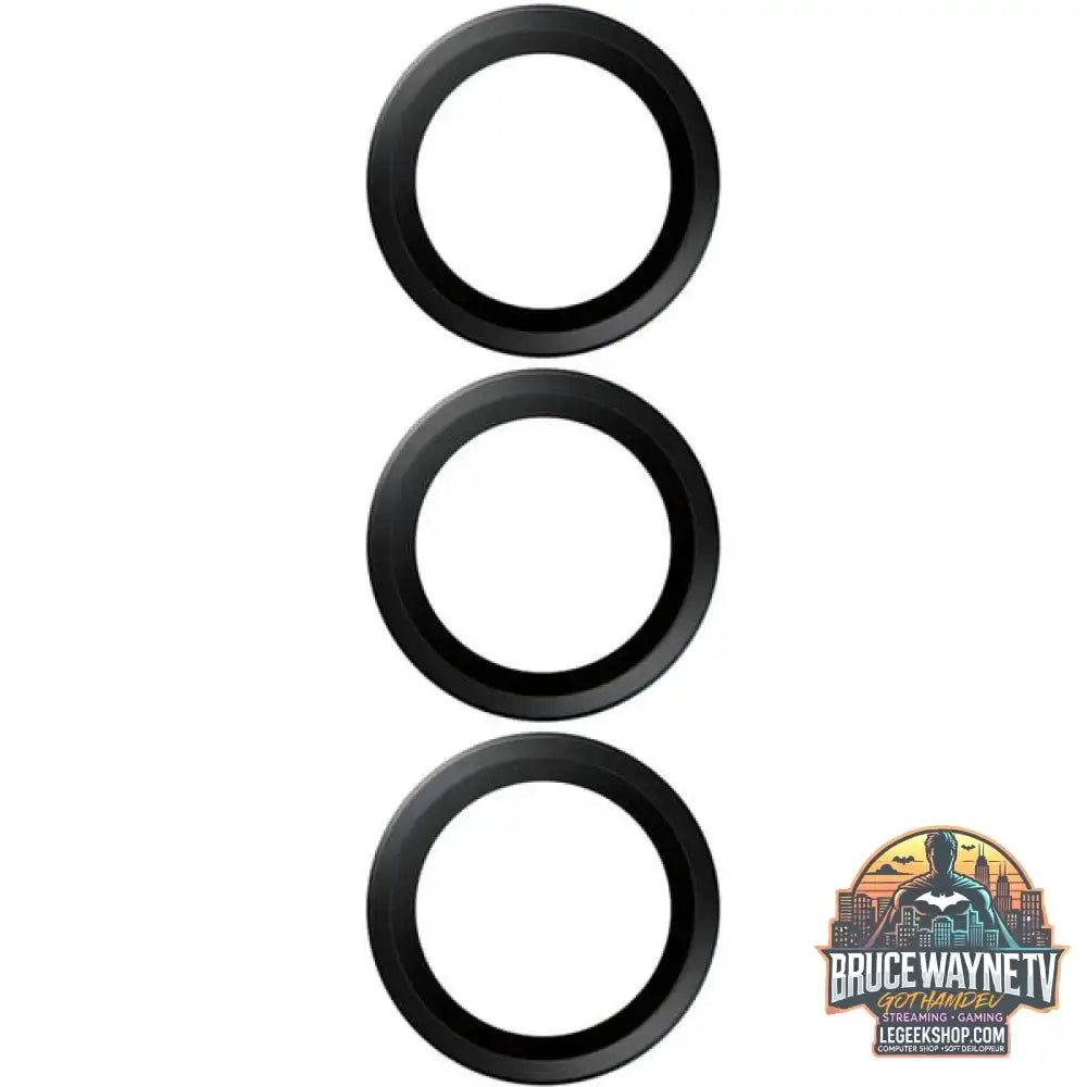 PanzerGlass Hoops Ceramic Kameraschutz, Schutzfolie schwarz, Samsung Galaxy S25 - PanzerGlass - vue 2
