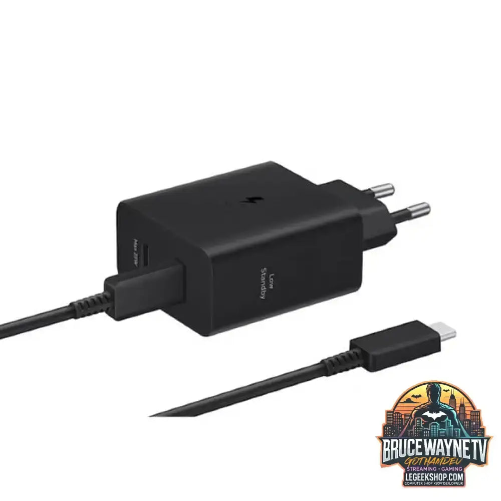 Samsung Schnellladegerät 50W Power Duo + 5A Kabel T5020 Black schwarz - Samsung - vue 4