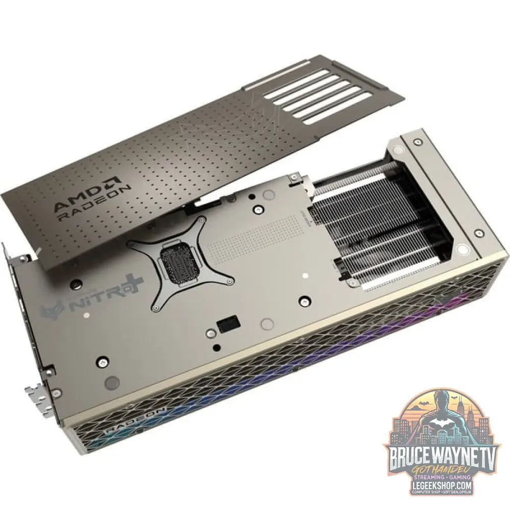SAPPHIRE Radeon RX 9070 XT Nitro+ Gaming OC, carte graphique gris, RDNA4, GDDR6, 2x DisplayPort, 2x HDMI 2.1 - SAPPHIRE - vue 6