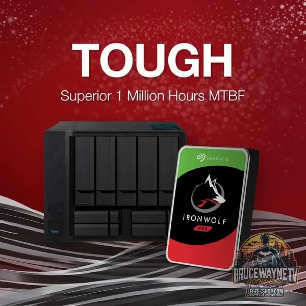Seagate IronWolf NAS 8 TB CMR SilentWolf, Festplatte SATA 6 Gb/s, 3,5" - Seagate - vue 6