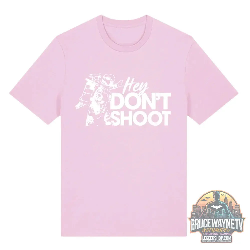 T-Shirt Arc Raiders Don’t Shoot Streetwear Unisexe Coton - 500240-rose / XXL - T-Shirt