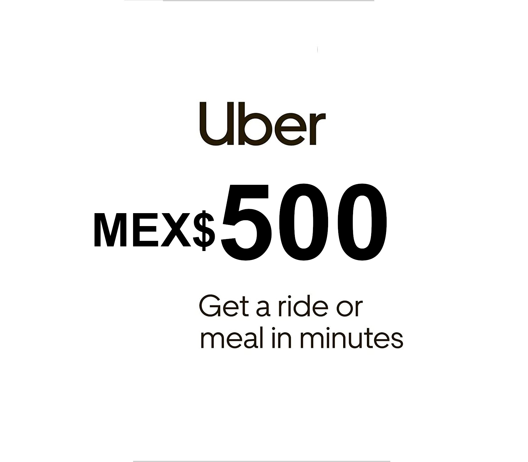 Uber MXN 500 Gift Card MX