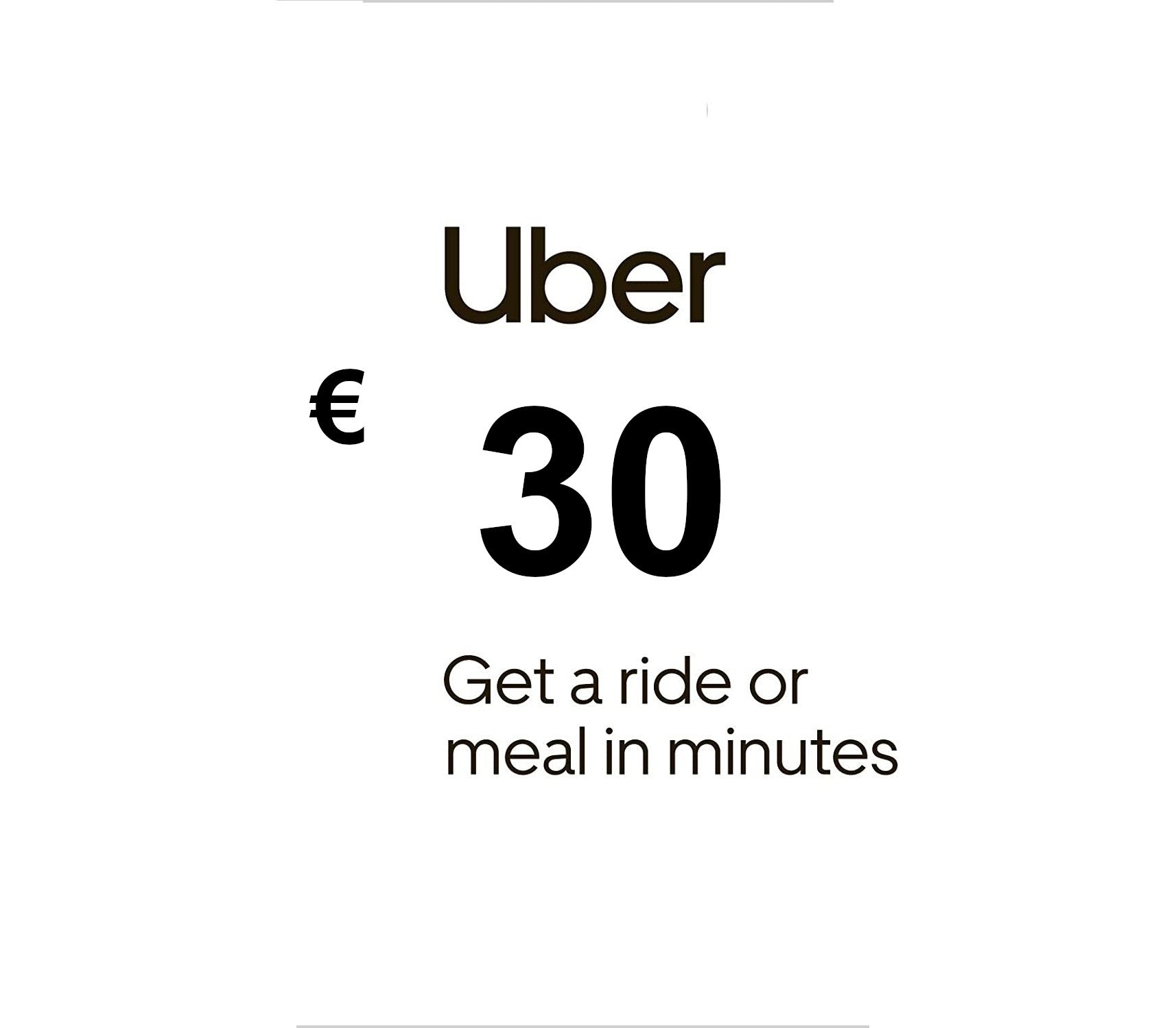 Uber EUR 30 Gift Card FR