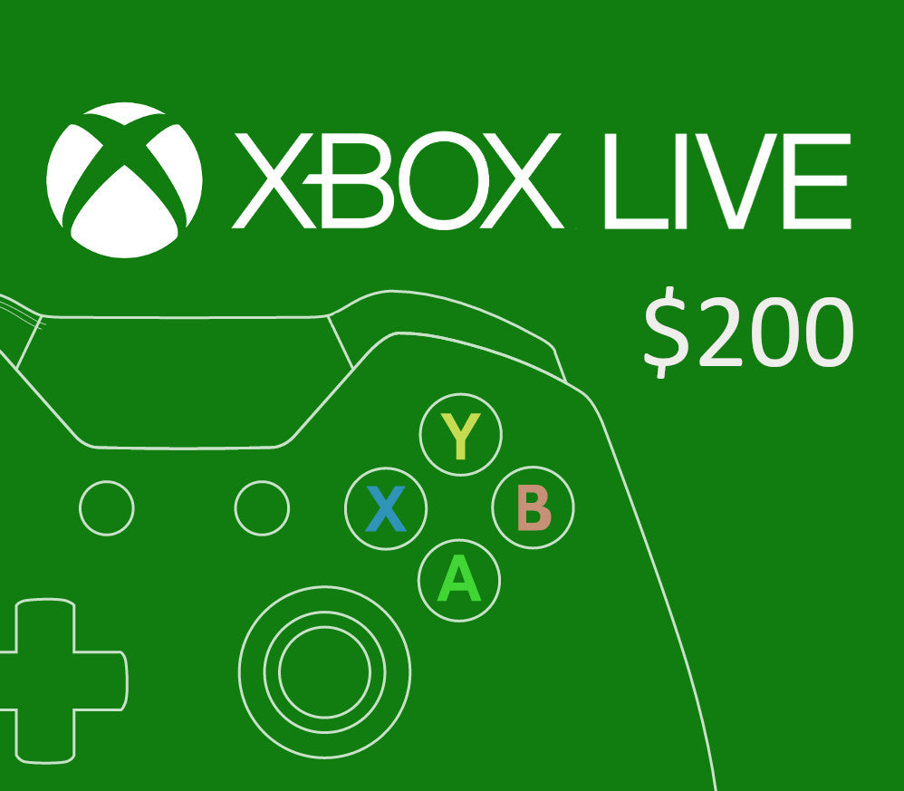 XBOX Live $200 Prepaid Card MX