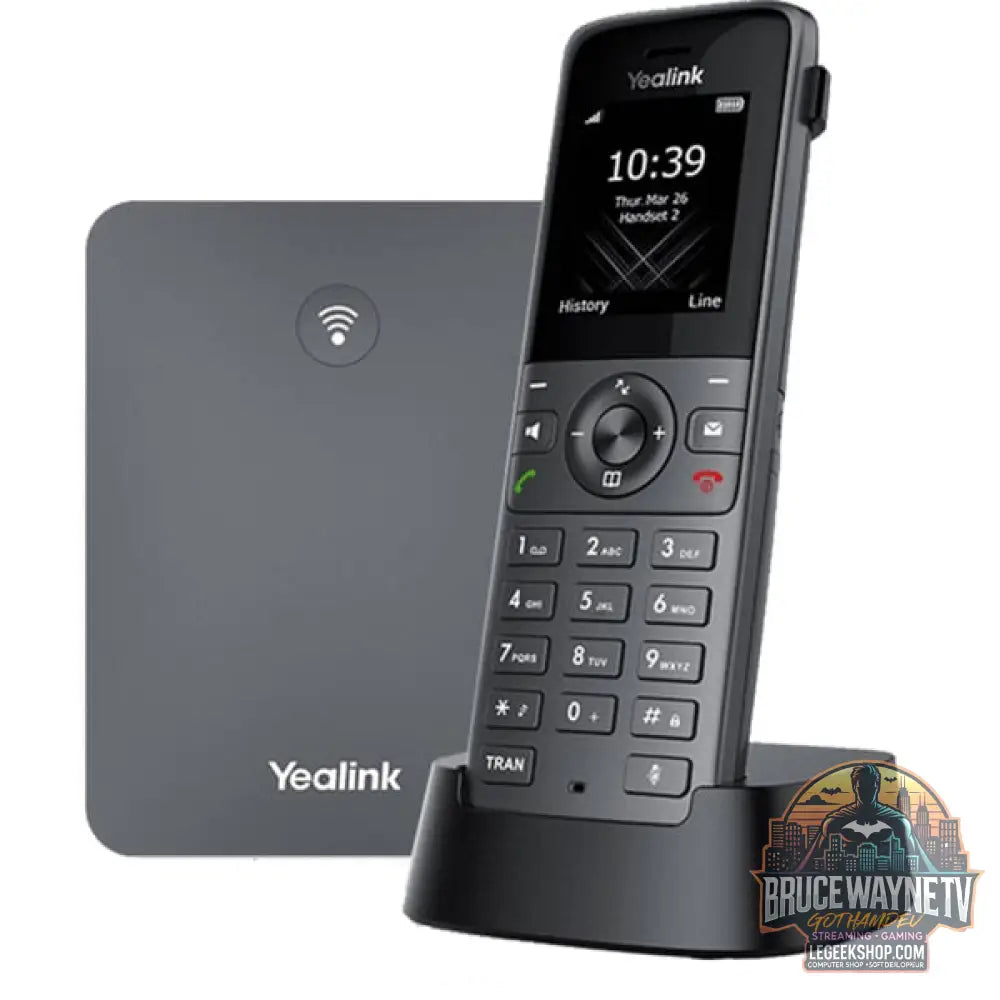 Yealink W73P, VoIP-Telefon noir, Basisstation avec Mobilteil - Yealink