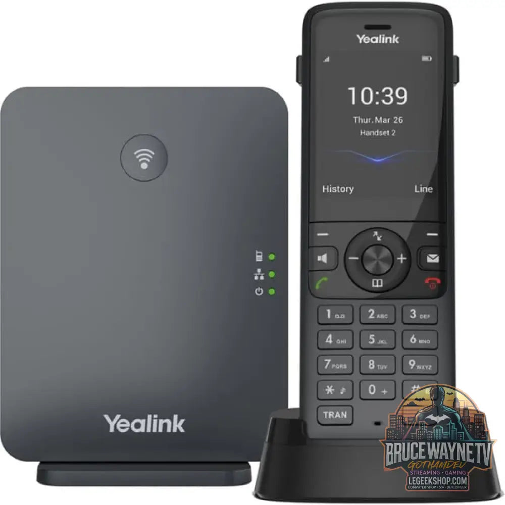 Yealink W78P, VoIP-Telefon noir, Basisstation avec Mobilteil - Yealink