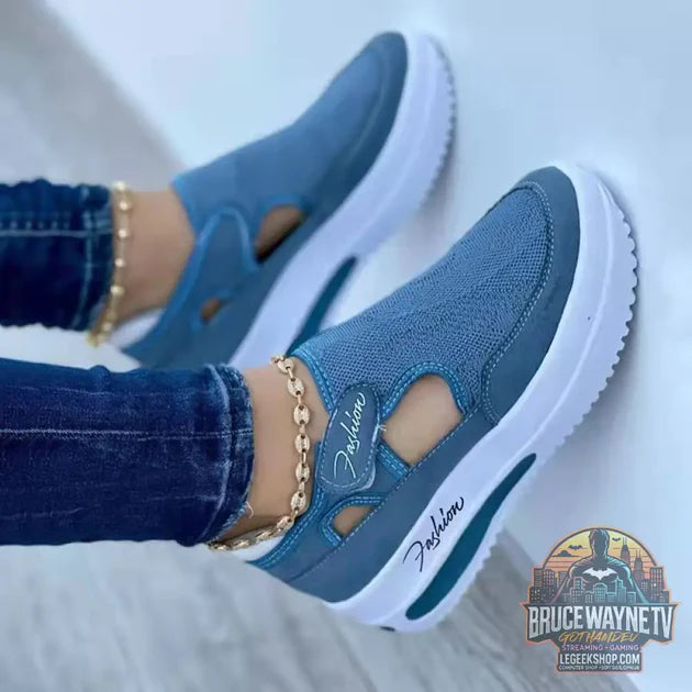 Guide d'achat : Baskets Femme Mesh Respirantes Casual Compensées Confort