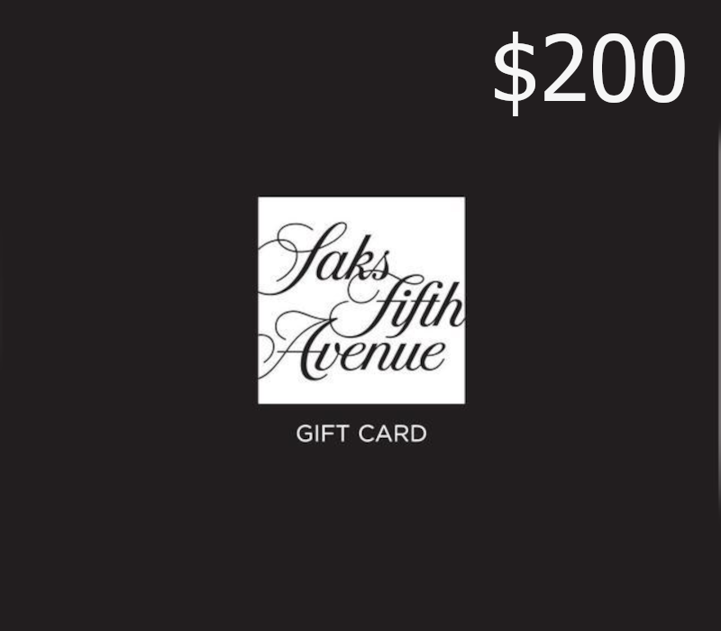 Saks Fifth Avenue $200 Gift Card