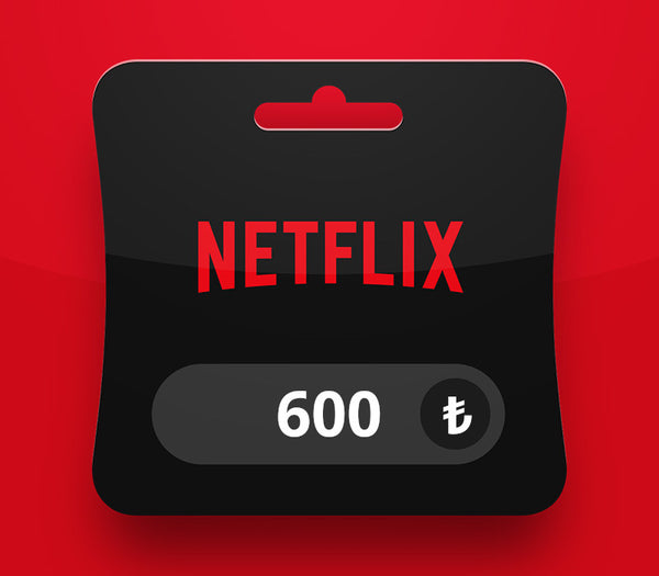 Netflix TRY 600 Gift Card TR
