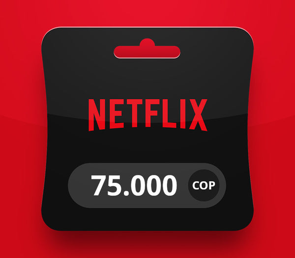 Netflix COP 75000 Gift Card CO