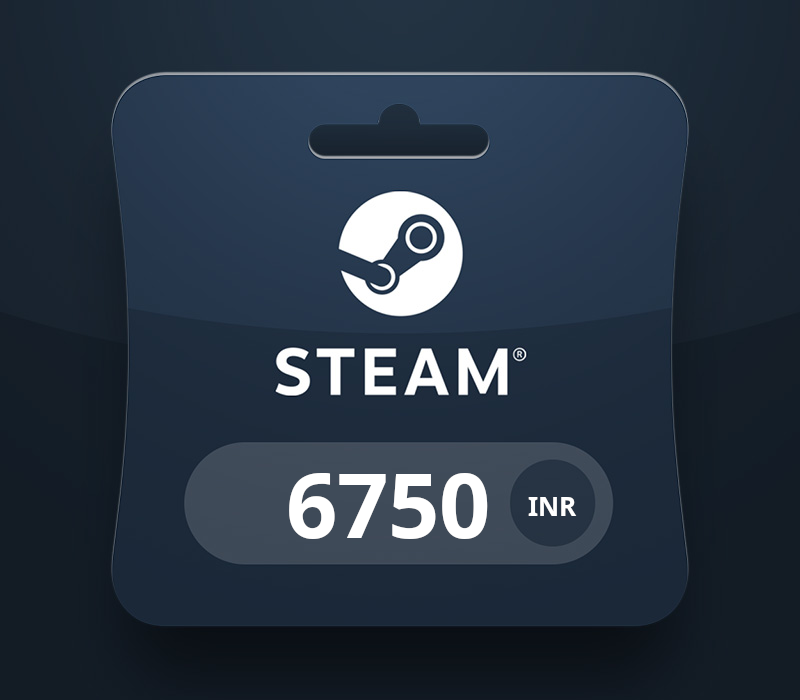 Steam Wallet Card ₹6750 INR Activation Code
