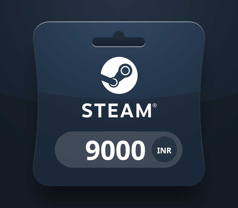 Steam Wallet Card ₹9000 INR Activation Code