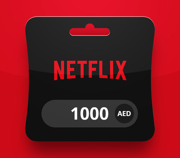 Netflix AED 1000 Gift Card AE