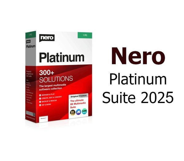 Nero Platinum 2025 Suite SE CD Key (1 Year/ 1 PC)